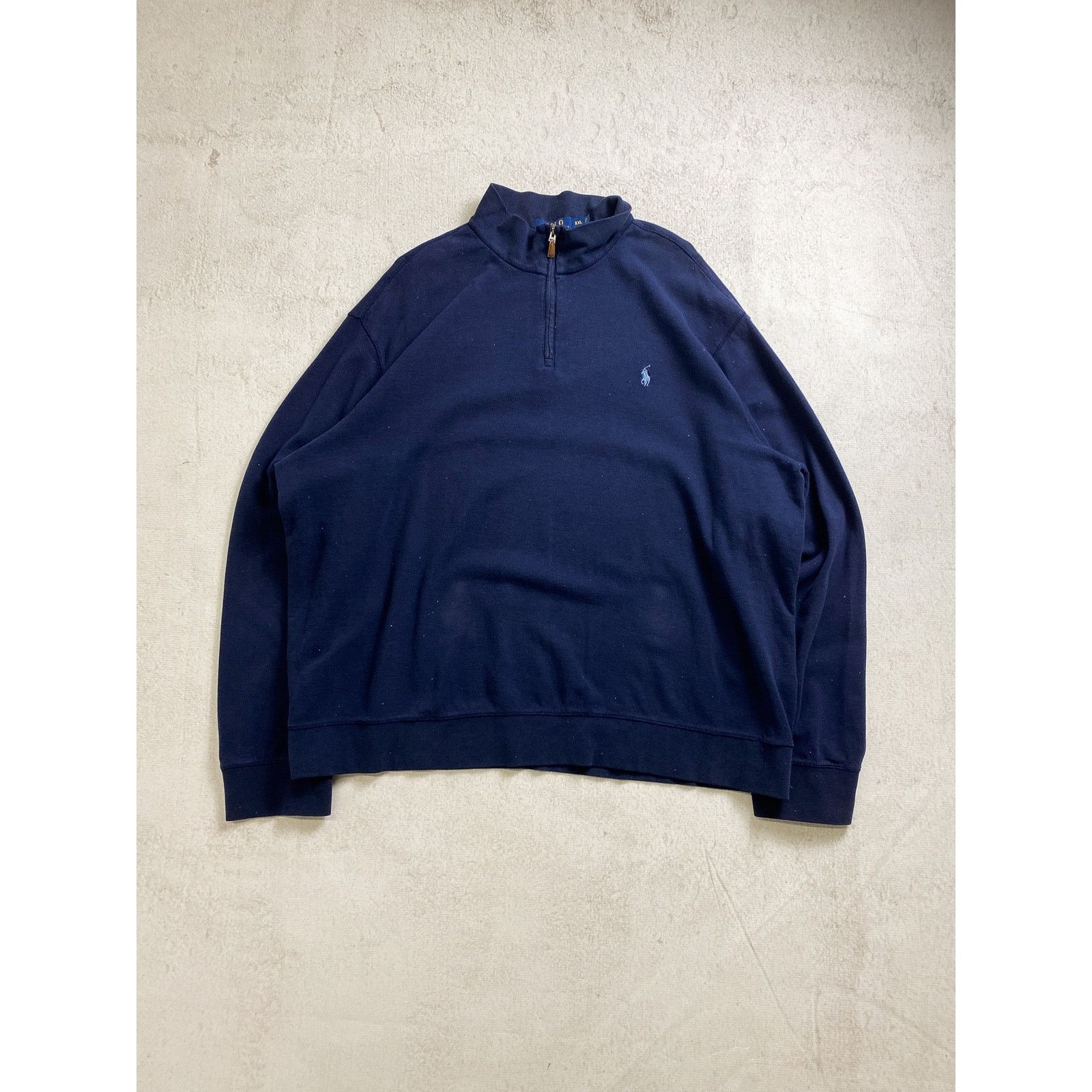 Polo Ralph Lauren Vintage 90s Polo Ralph Lauren Blue Sweatshirt - Men's 2XL Size US XXL / EU 58 / 5 - 1 Thumbnail