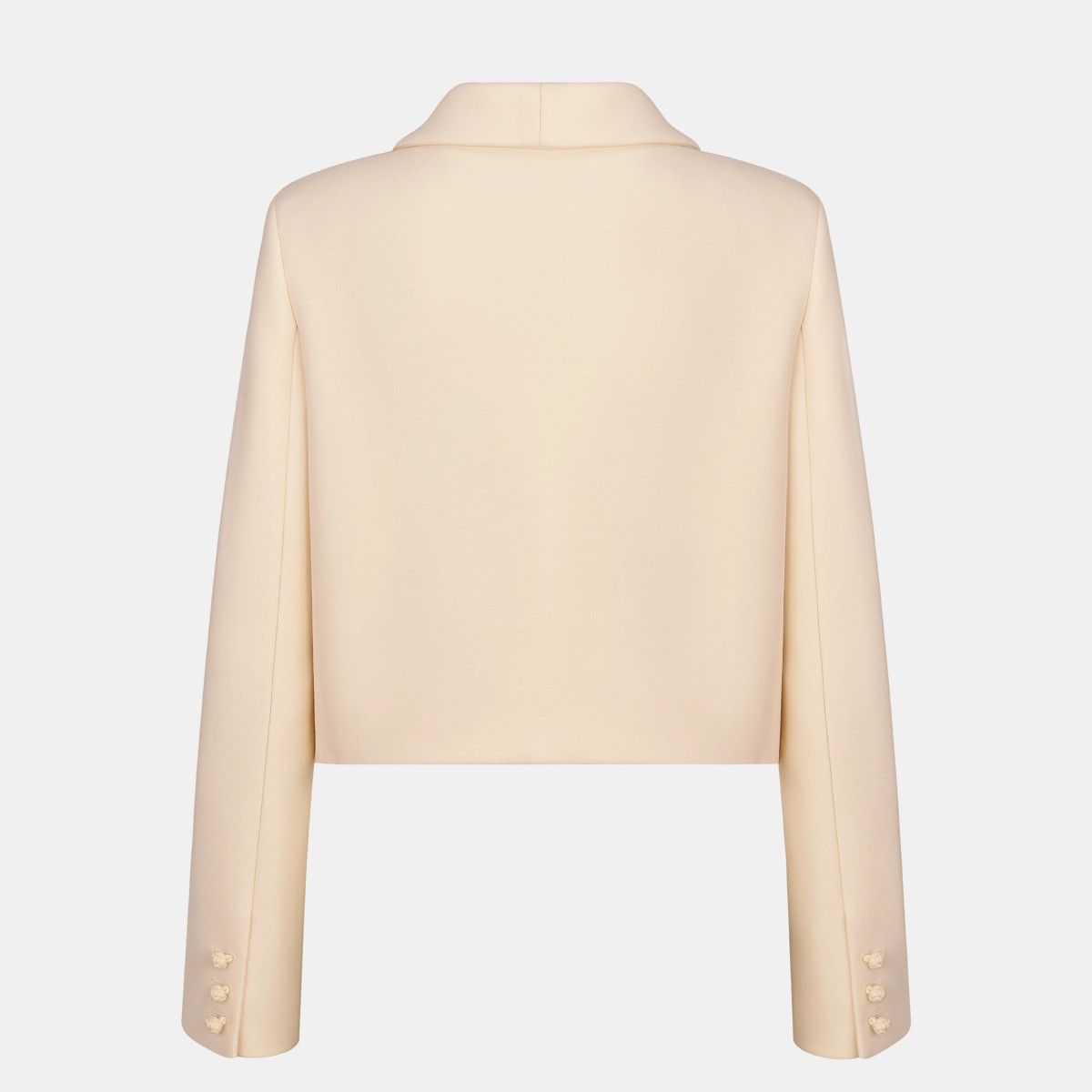 Dior o1bcso1str0225 Jacket with Brandenburg Closure in Ecru Size S / US 4 / IT 40 - 2 Thumbnail
