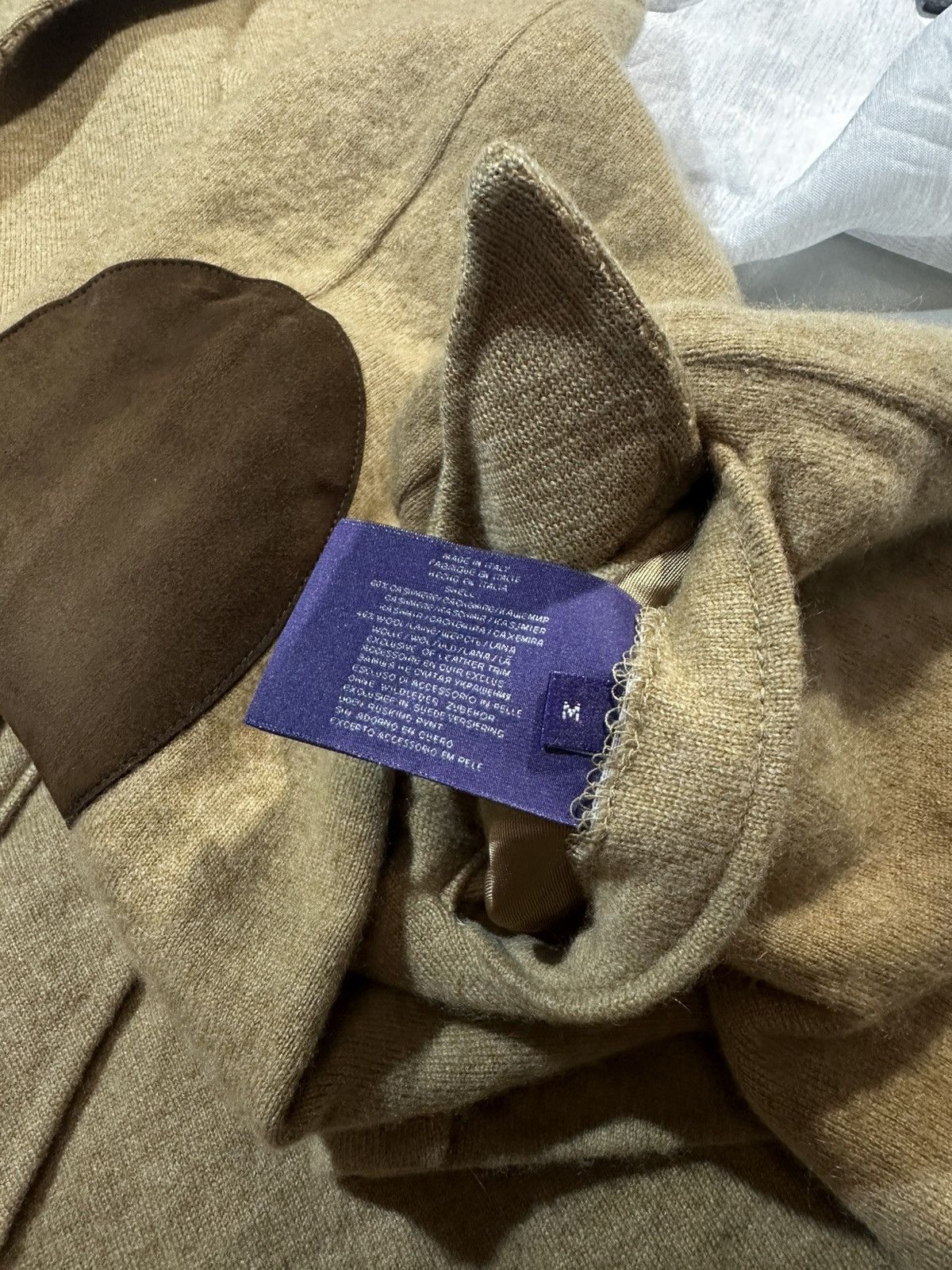 Ralph Lauren Purple Label RLPL 60% Cashmere Wool Suede Elbow Patch Hand-Tailored Size 42R - 11 Thumbnail