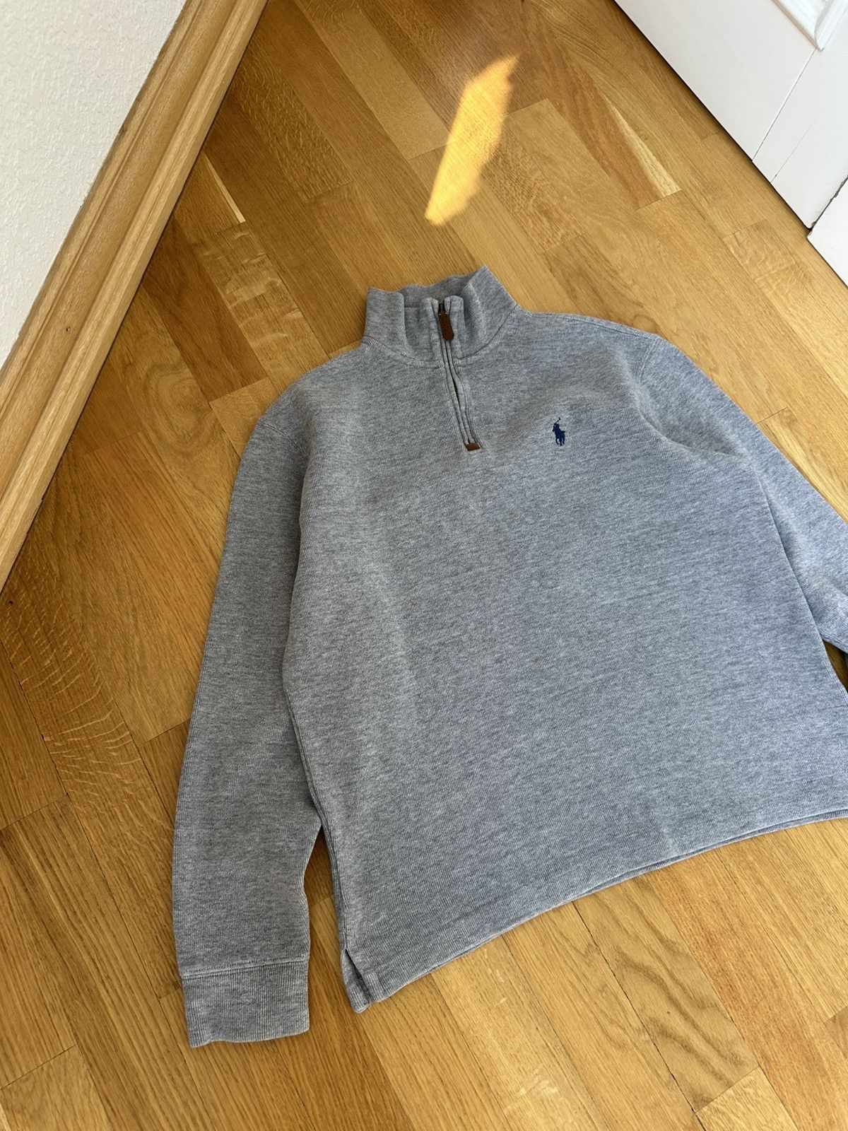 Polo Ralph Lauren Vintage Polo Ralph Lauren Half-Zip Sweatshirt Gray Fit Size US S / EU 44-46 / 1 - 2 Thumbnail