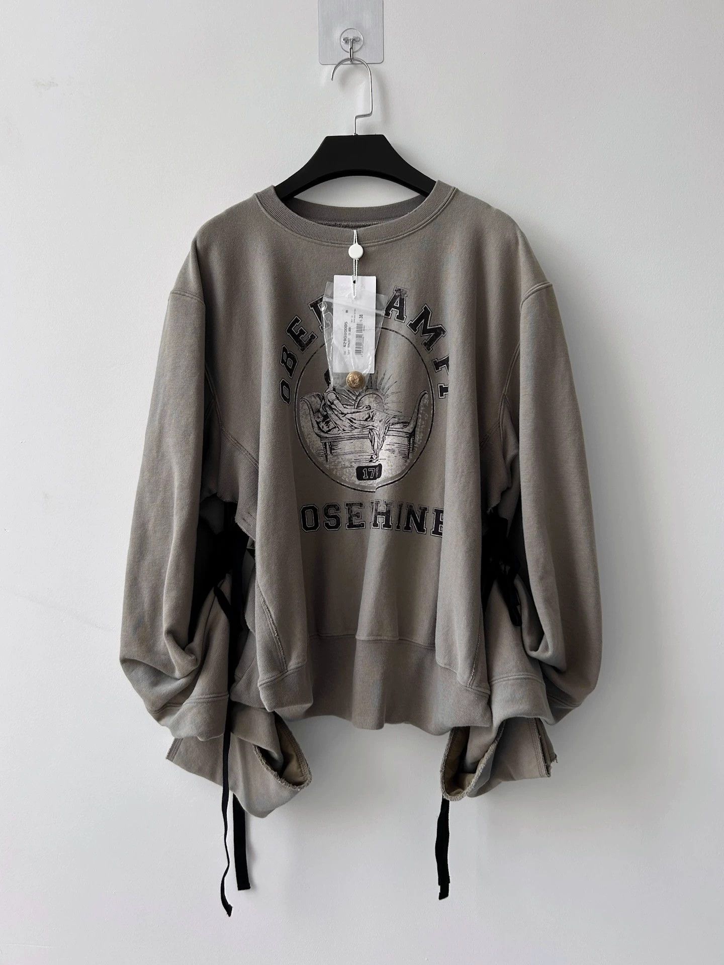 Maison Margiela Maison Margiela S/S17 Retro Print Deconstructed Sweatshirts Size XS / US 0-2 / IT 36-38 - 2 Thumbnail