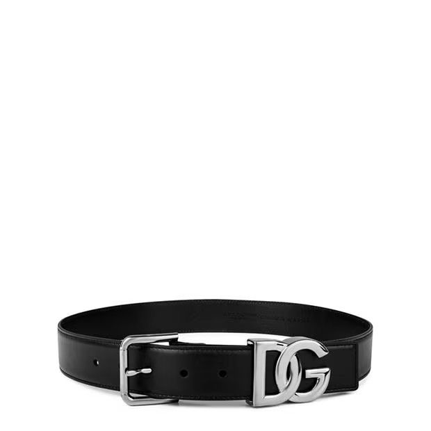 o1g2r1mq0424 Size: 85 Monogram Belts in Black & Silver