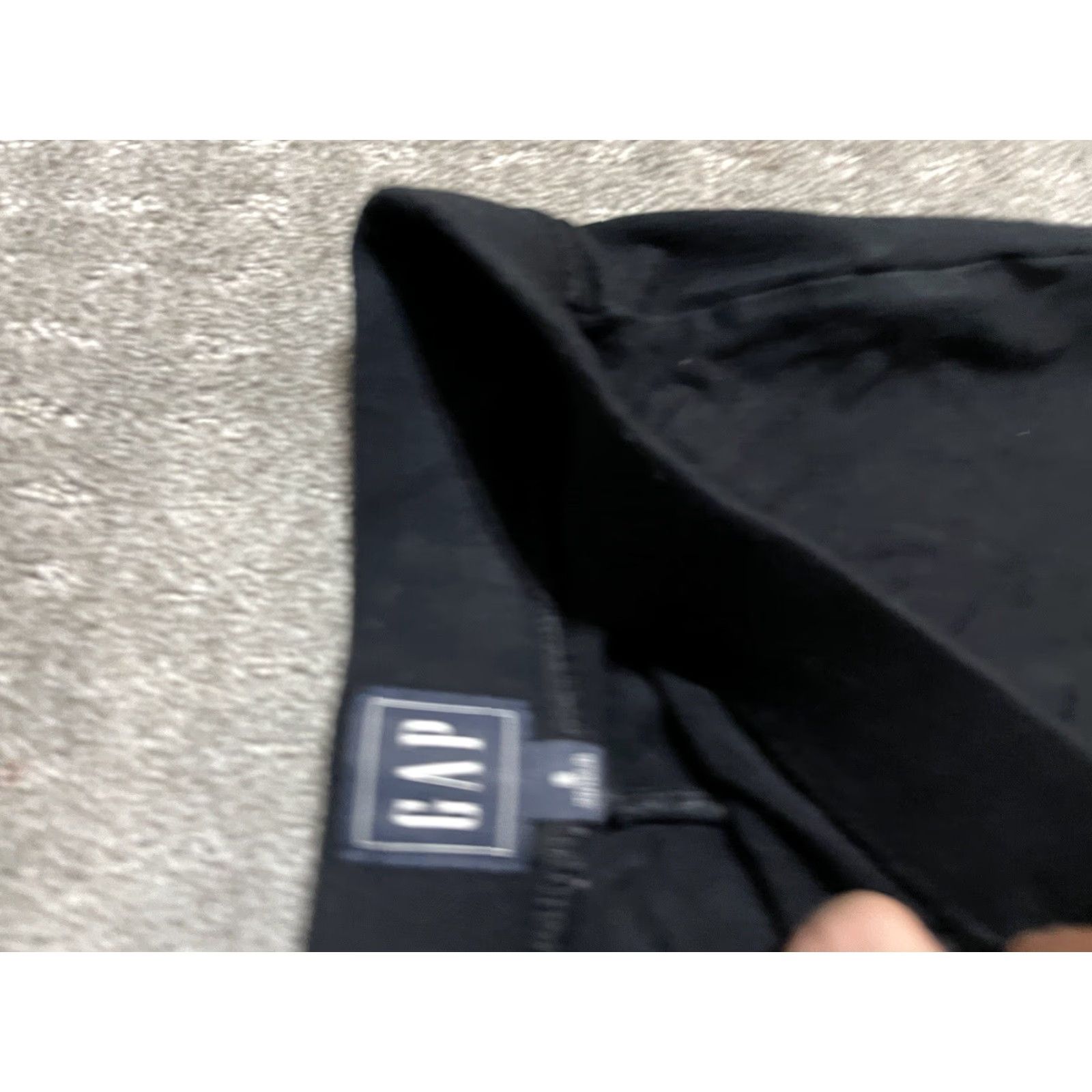 Gap VINTAGE Gap Activewear Pants Women Cropped Inseam 29 in Black Pull On Size S Size 28" / US 6 / IT 42 - 5 Thumbnail
