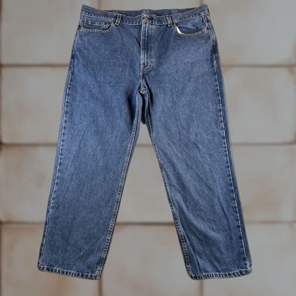 Levi's Levi's Jeans Mens 550 Straight High Rise 42x29 Blue Denim 5-Pocket Relaxed Regular Size Type Jeans Pants Size US 42 / EU 58 - 1 Thumbnail