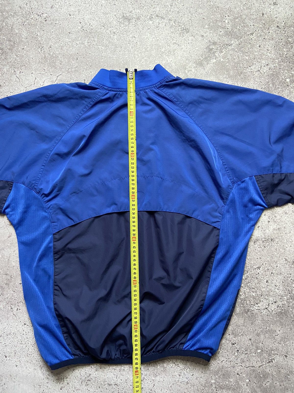 Nike × Vintage Nike Vintage 00s Nylon Center Swoosh Sweatshirt Size US S / EU 44-46 / 1 - 6 Thumbnail