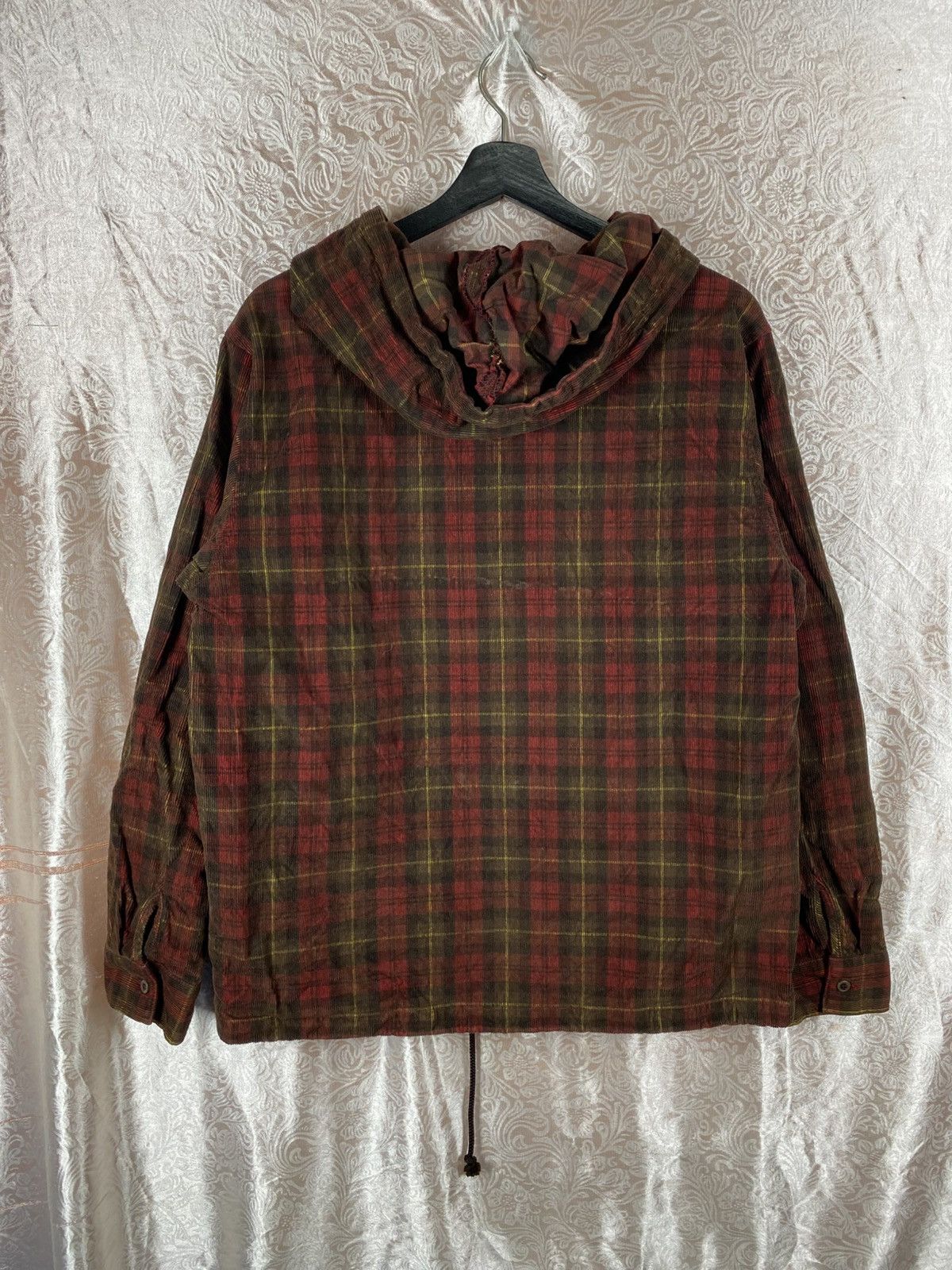 Number (N)ine Invincible x Number (N)ine Plaid Hooded Jacket Zip Hoodie Size US L / EU 52-54 / 3 - 7 Thumbnail