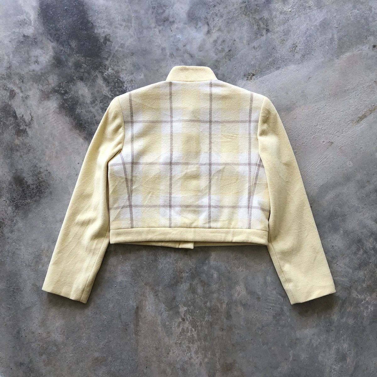 Courreges COURREGES Paris Rare Plaid Wool Button Jacket Size S / US 4 / IT 40 - 2 Thumbnail