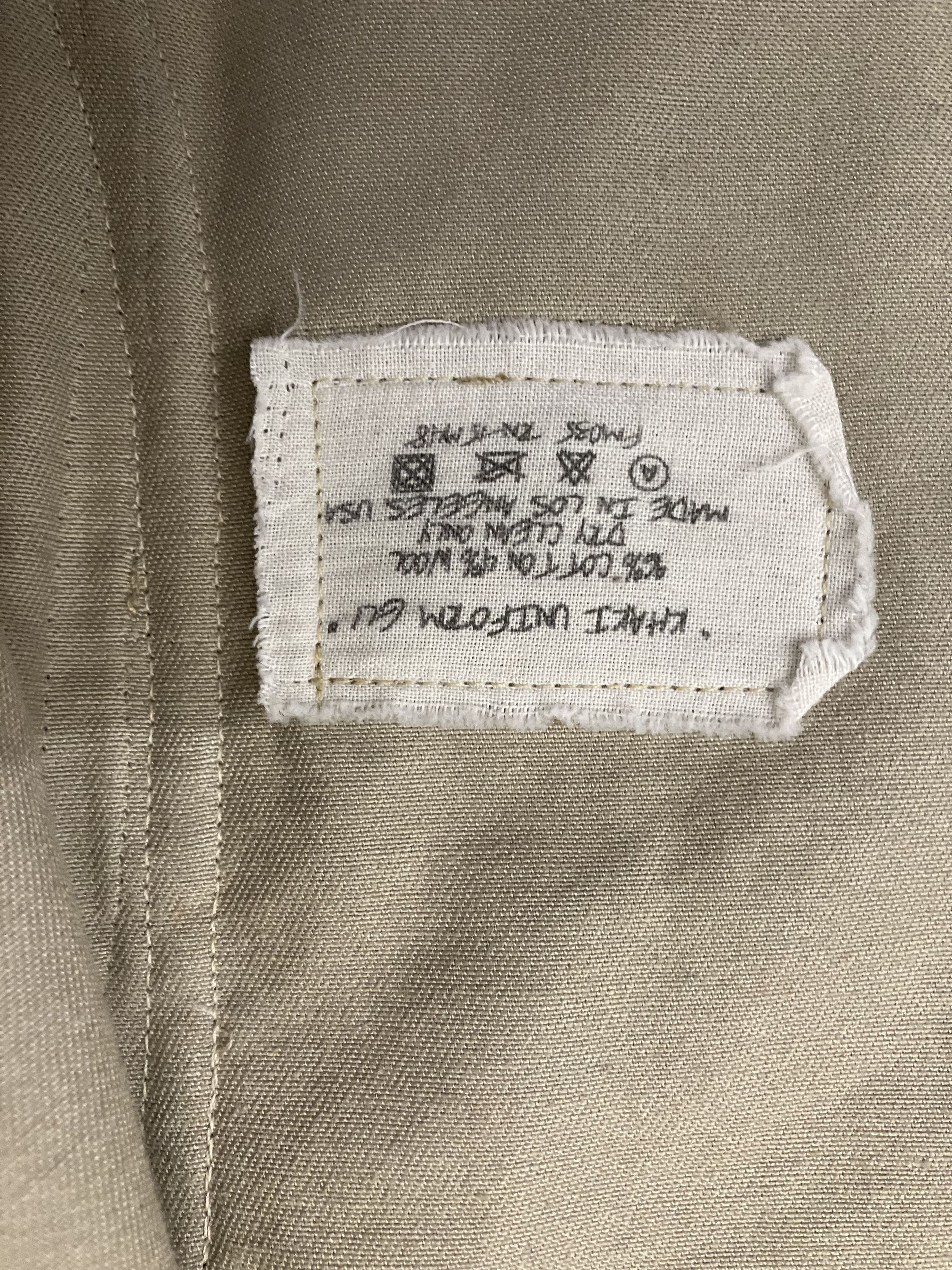 Greg Lauren $2700 NWT Greg Lauren Khaki Uniform GL1 US-Medium (Size 2) Size US M / EU 48-50 / 2 - 6 Thumbnail