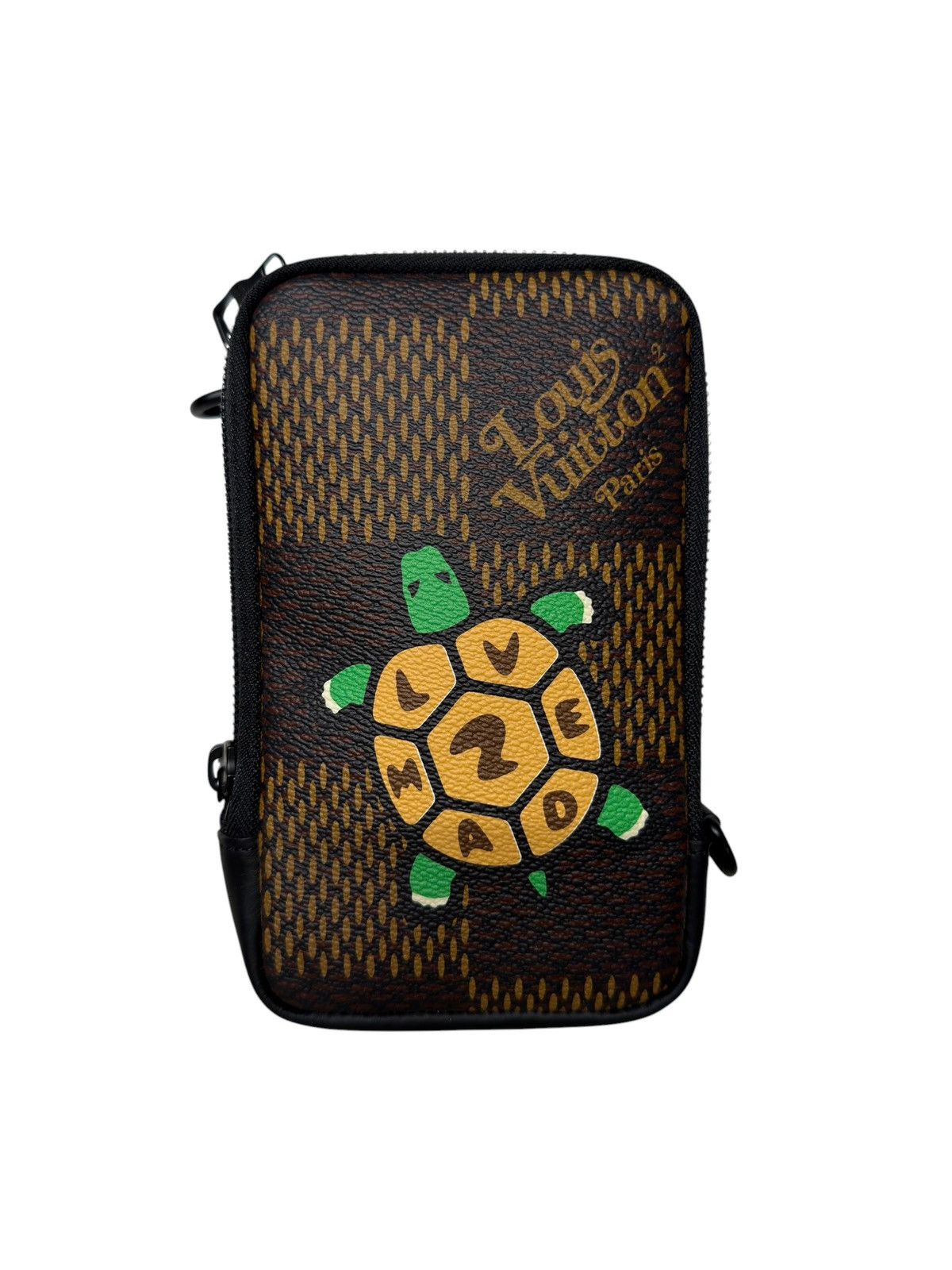 Louis Vuitton × Nigo Louis Vuitton x Nigo Damier Ebene Giant Tortoise Side Bag Size ONE SIZE - 1 Thumbnail