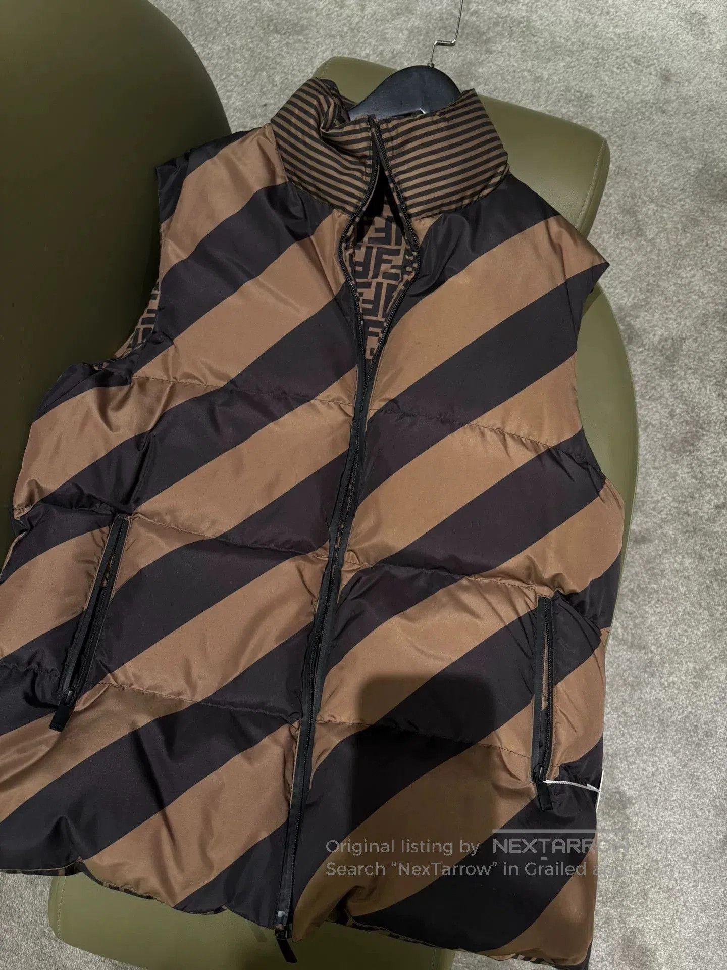 Fendi Fendi Double-Sided Down Vest. Size US XL / EU 56 / 4 - 2 Thumbnail