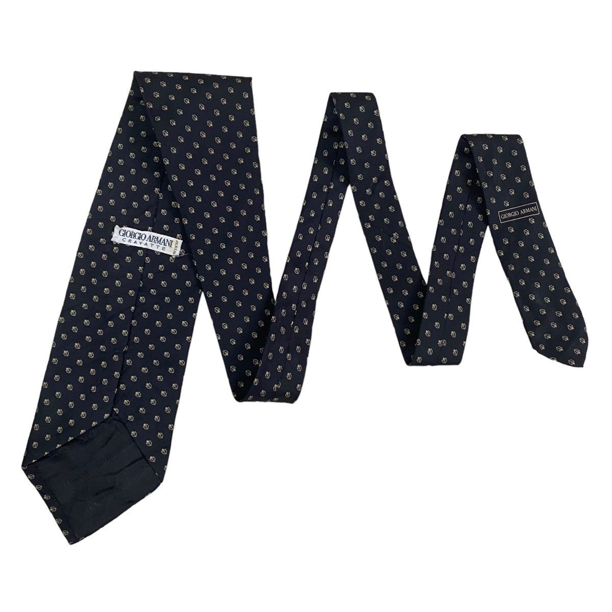 Giorgio Armani × Vintage 💥VINTAGE GIORGIO ARMANI neck tie silk made in Italy ties Size ONE SIZE - 2 Thumbnail