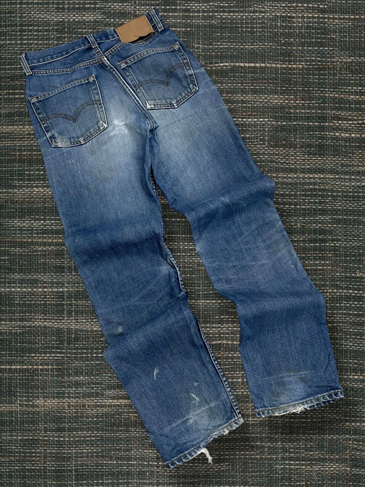 Levi's Vintage Clothing Vintage 1990s Original Designer Levis Distressed Denim Size US 26 / EU 42 - 10 Thumbnail