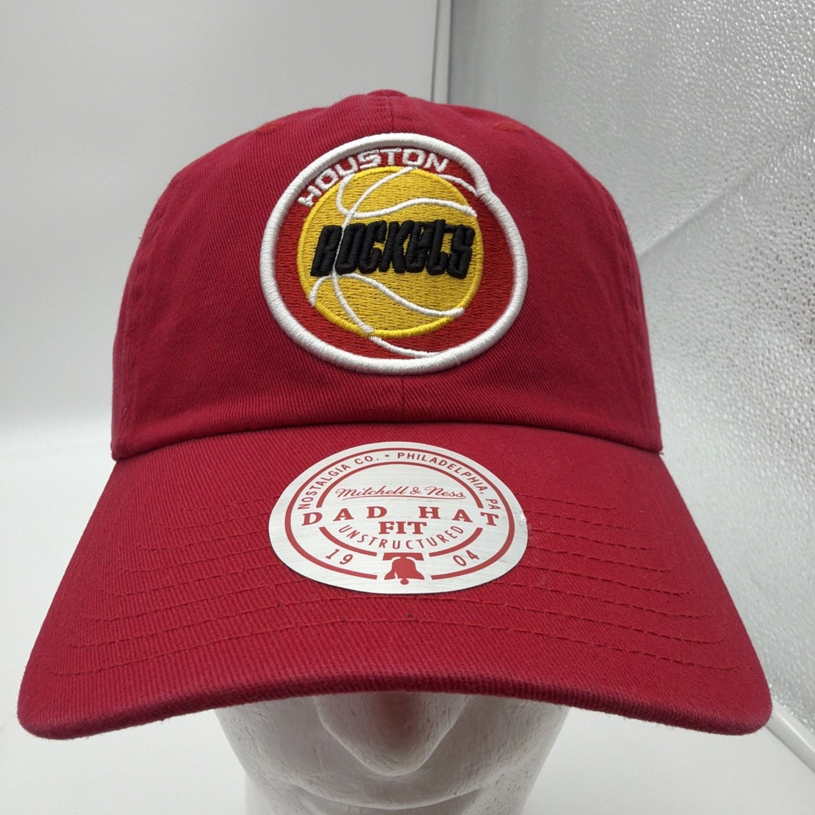 Mitchell & Ness Houston Rockets Mitchell & Ness NBA Cap 3D Logo NWT Size ONE SIZE - 1 Thumbnail