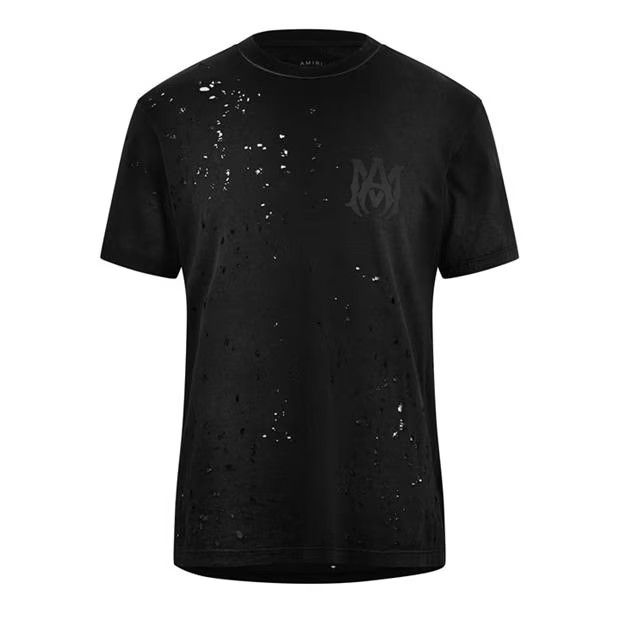 image of Amiri O1G2R1Mq0324 T-Shirt In Faded Black, Men's (Size Small)