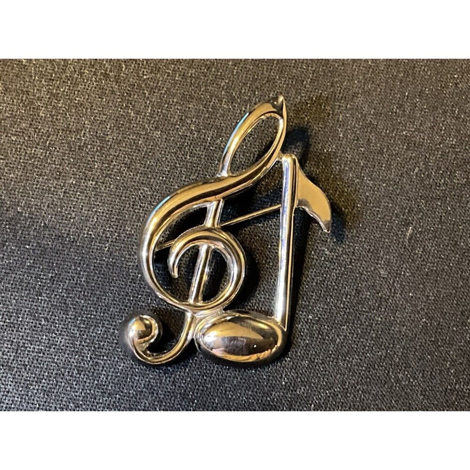 Other B-Sterling Treble Clef Brooch Size ONE SIZE - 2 Thumbnail