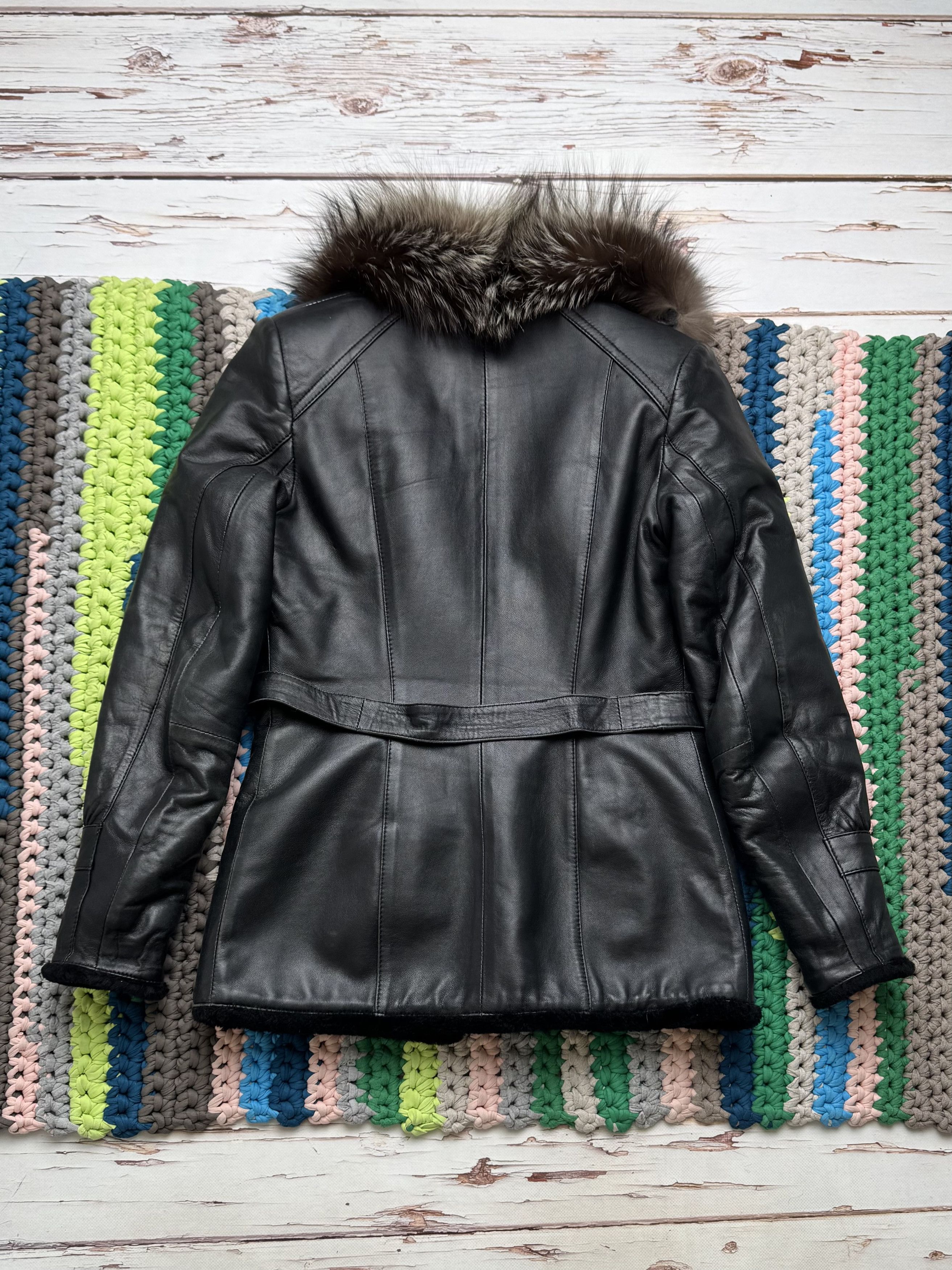 Japanese Brand Vintage Real Sheepskin Jacket With Real Fur (D10)(D15)(V1) Size S / US 4 / IT 40 - 6 Thumbnail