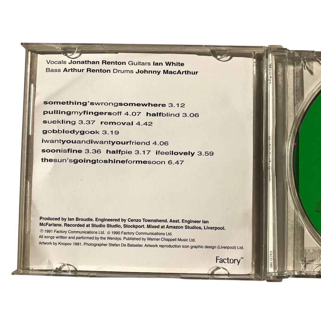 Lad Musician The Wendys Gobbledygook 1991 Cds Casette Factory records Size ONE SIZE - 6 Thumbnail