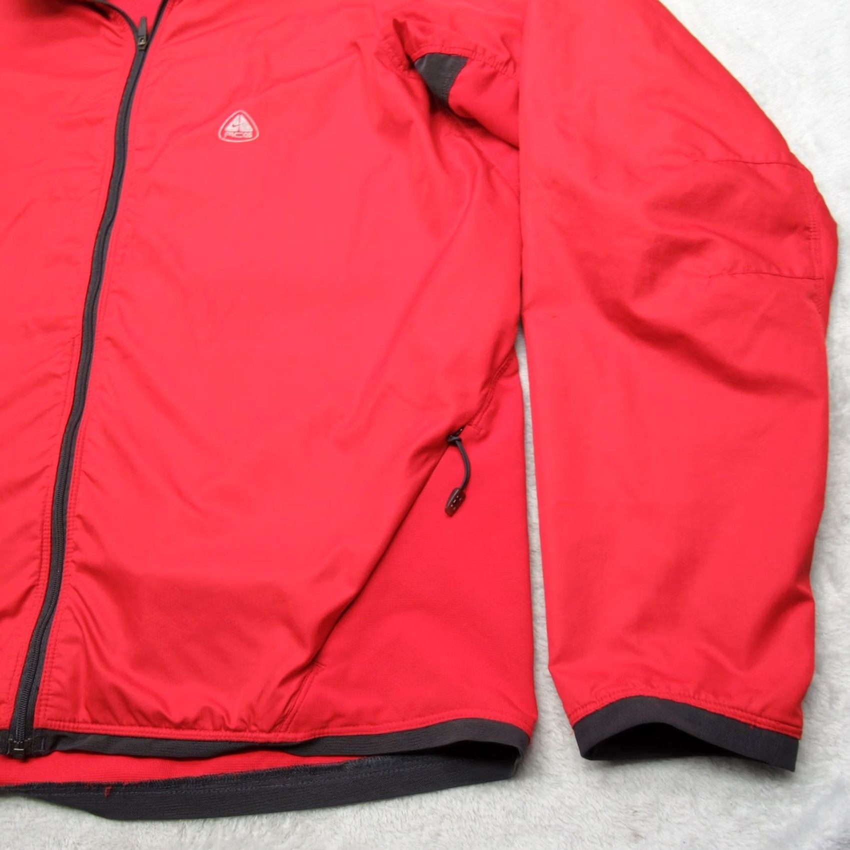 Nike Nike ACG Jacket Mens M Red Raglan Sleeve Full Zip Pockets Breathing Stadium Athletic Outdoor Track Jacket Size US M / EU 48-50 / 2 - 7 Thumbnail