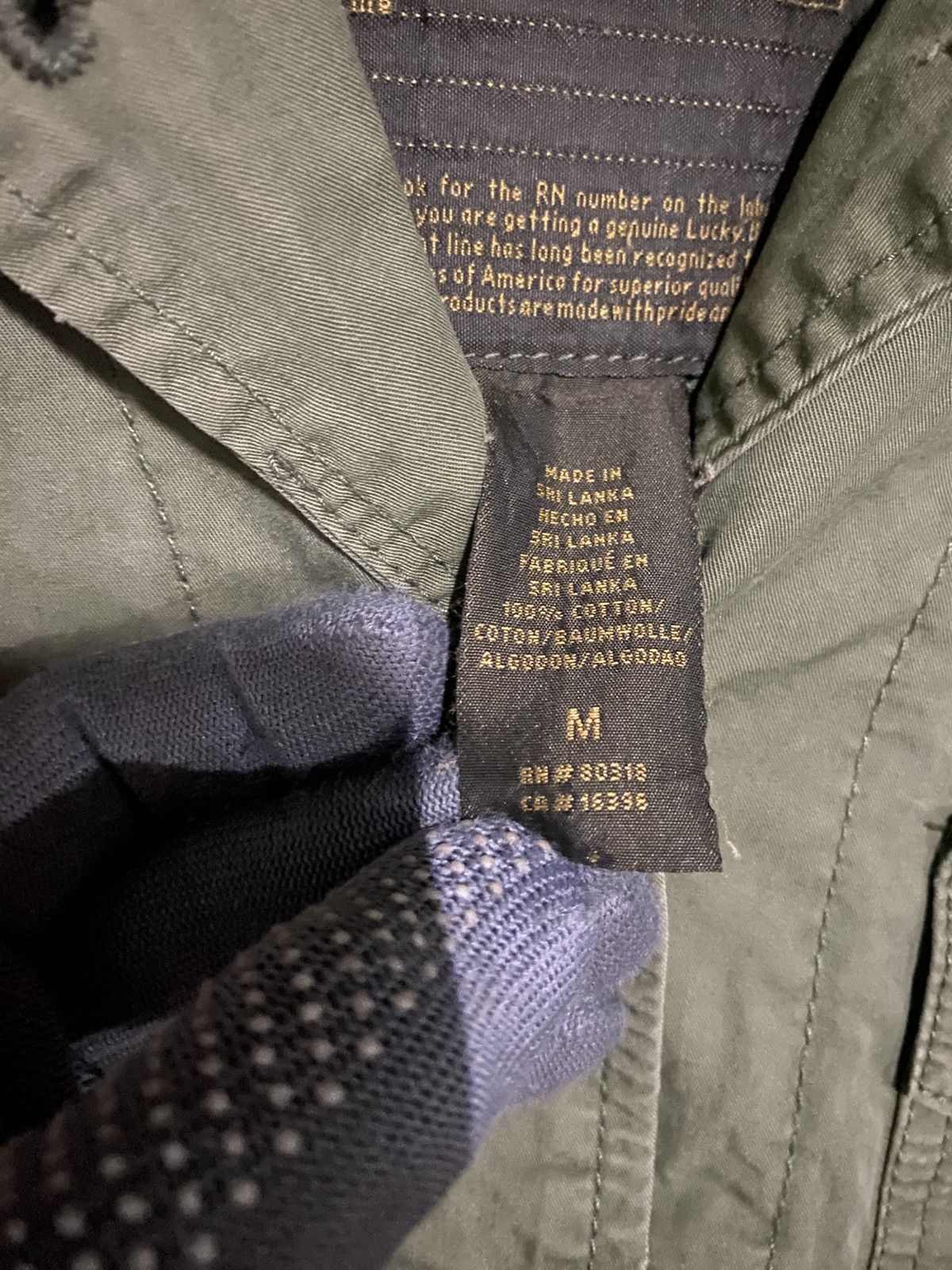 Lucky Brand Lucky Brand Olive Green Utility Jacket Military Field Style Size US S / EU 44-46 / 1 - 6 Thumbnail