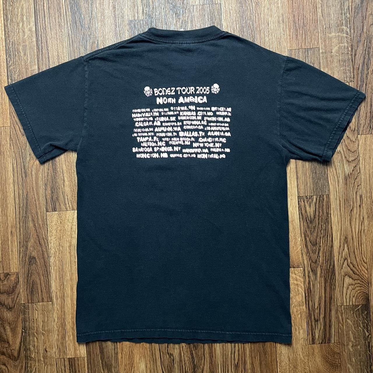 Vintage Avril Lavigne Shirt Women’s Small Bonez Tour 2005 Black Size S / US 4 / IT 40 - 5 Thumbnail