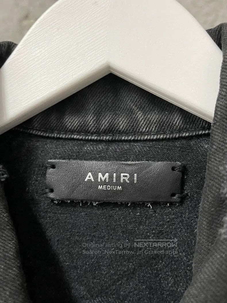 Amiri Amiri Water-washed black denim jacket Size US M / EU 48-50 / 2 - 5 Thumbnail