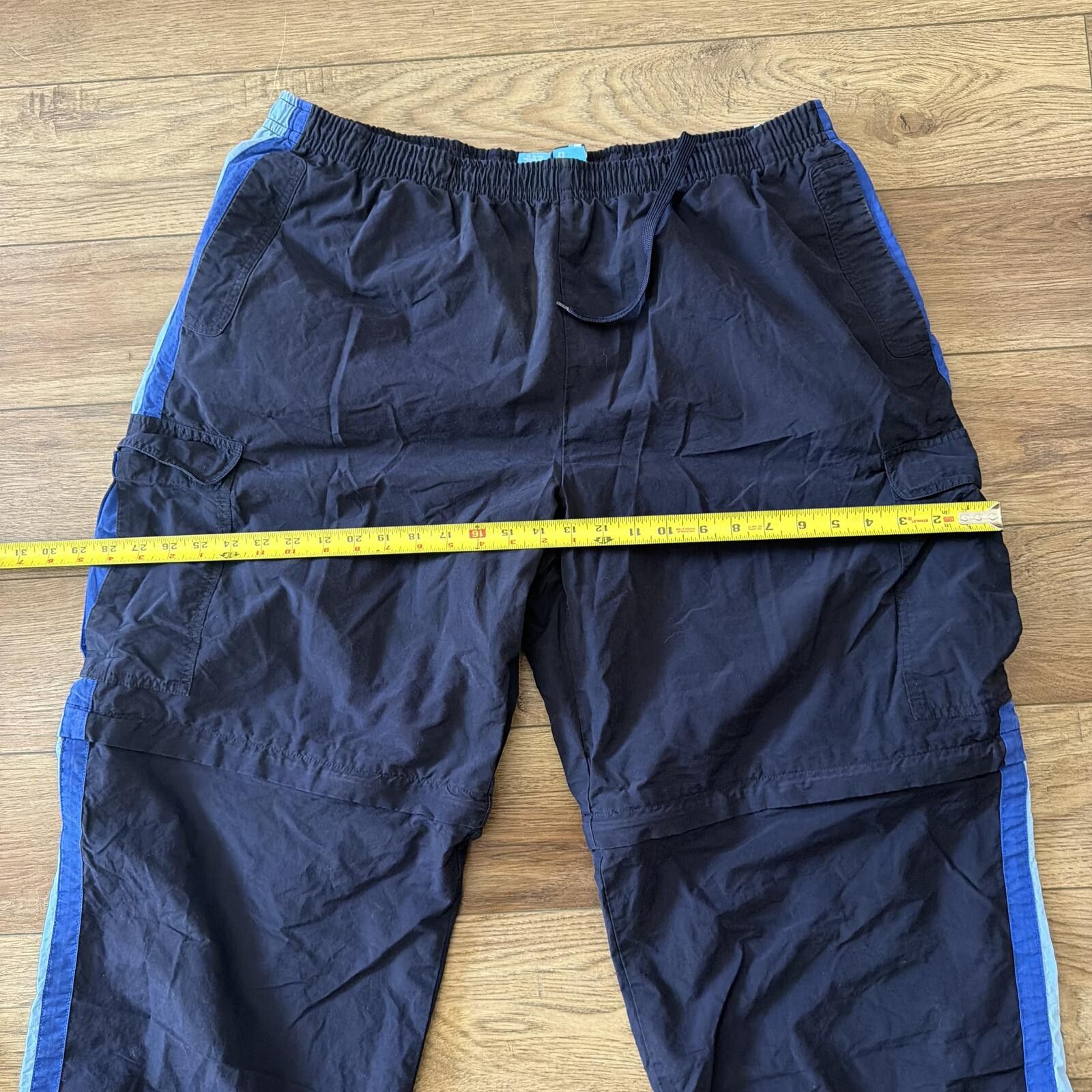 Other Vintage Y2K 90s Convertible Track Cargo Pants Wide Leg Skate Size US 36 / EU 52 - 9 Thumbnail