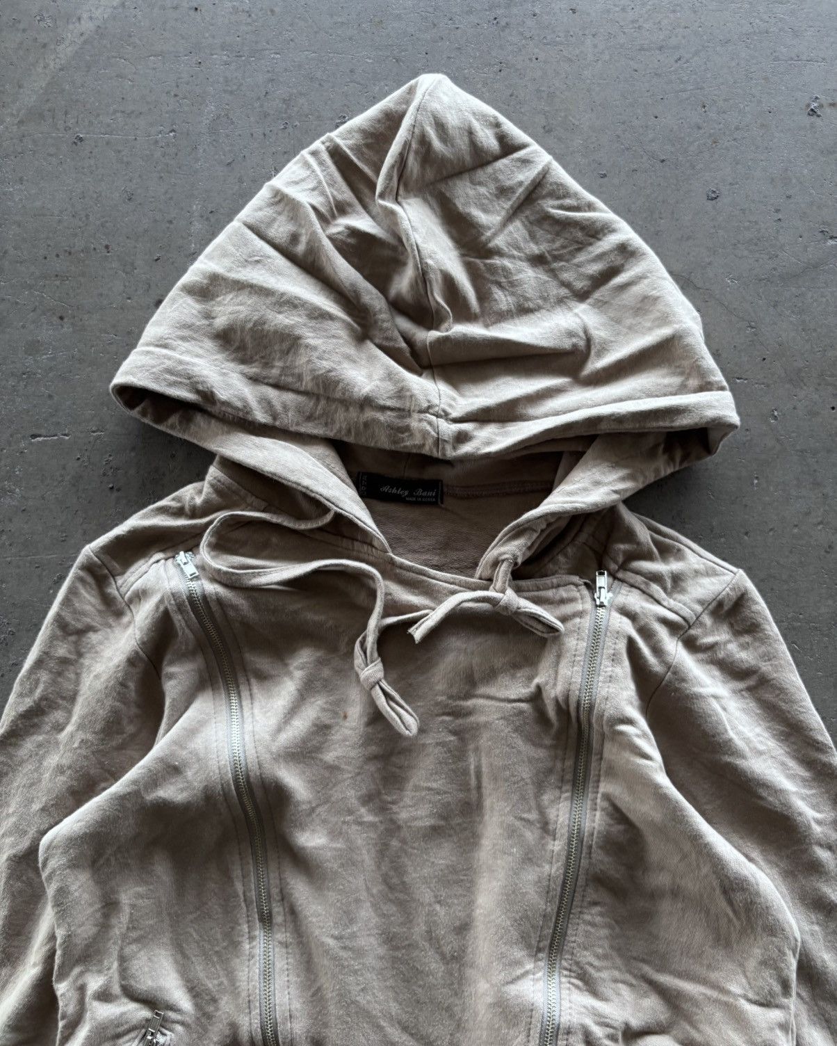 If Six Was Nine Rick Owens Style Double Assymetrical Zip Up Hoodie Size US M / EU 48-50 / 2 - 3 Thumbnail