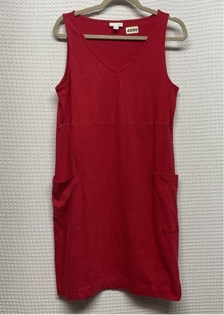 fuchsia and orange dress FOREST CHARM WOVEN COLOR BLOCKED MIDI DRESS l FLYING TOMATO FUCHSIA ORANGE / 3X main image 1