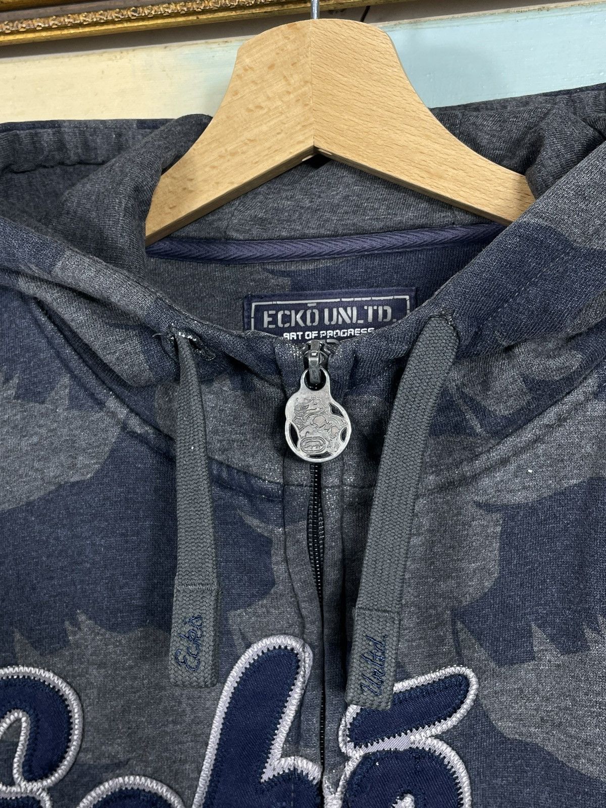 Ecko Unltd. × Vintage Ecko Untld. Vintage Y2k 00s Zip Hoodie Sweatshirt Swag Drip Size US M / EU 48-50 / 2 - 6 Thumbnail