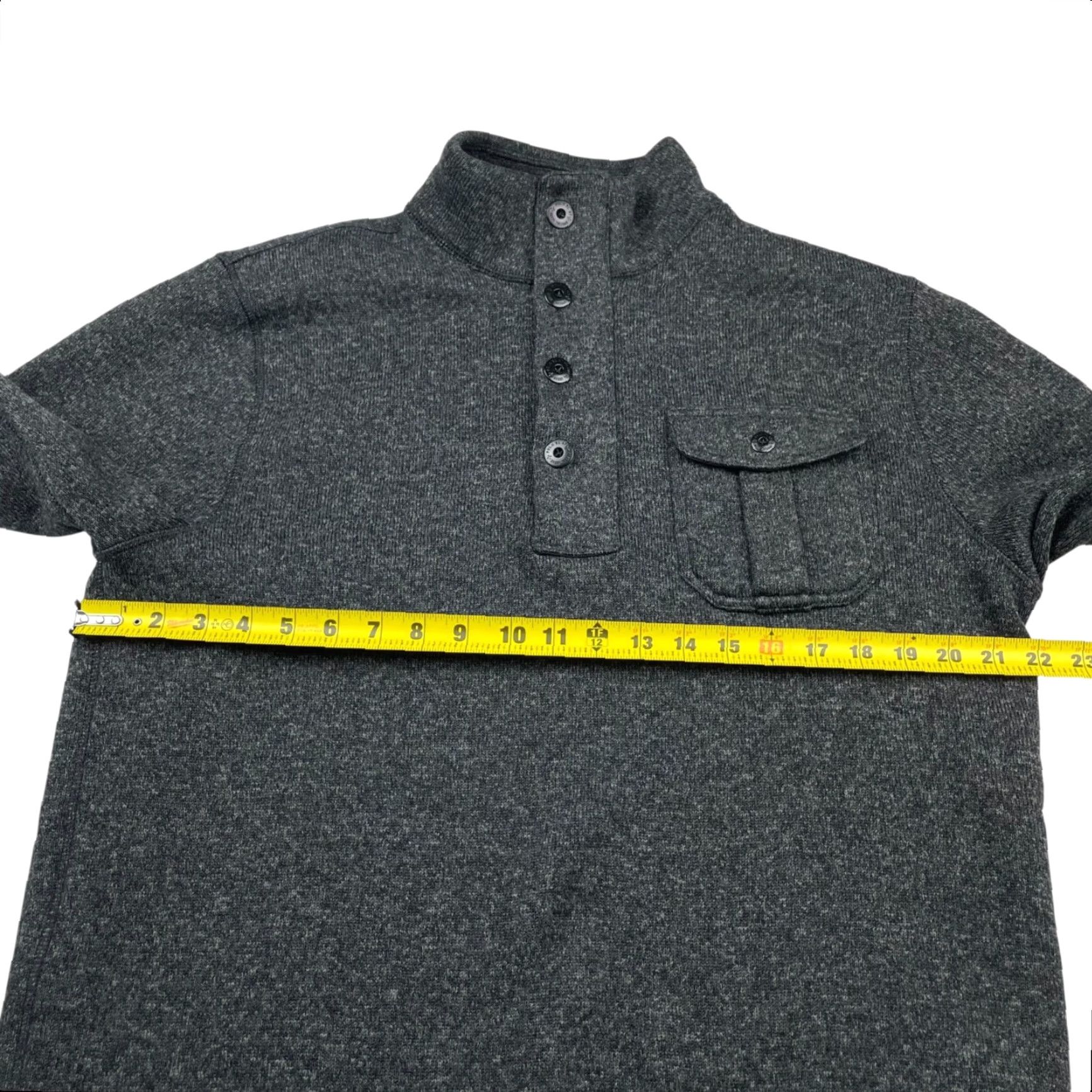 VINTAGE Polo Ralph Lauren Sweater Pullover 1/4 Zip Button Mock