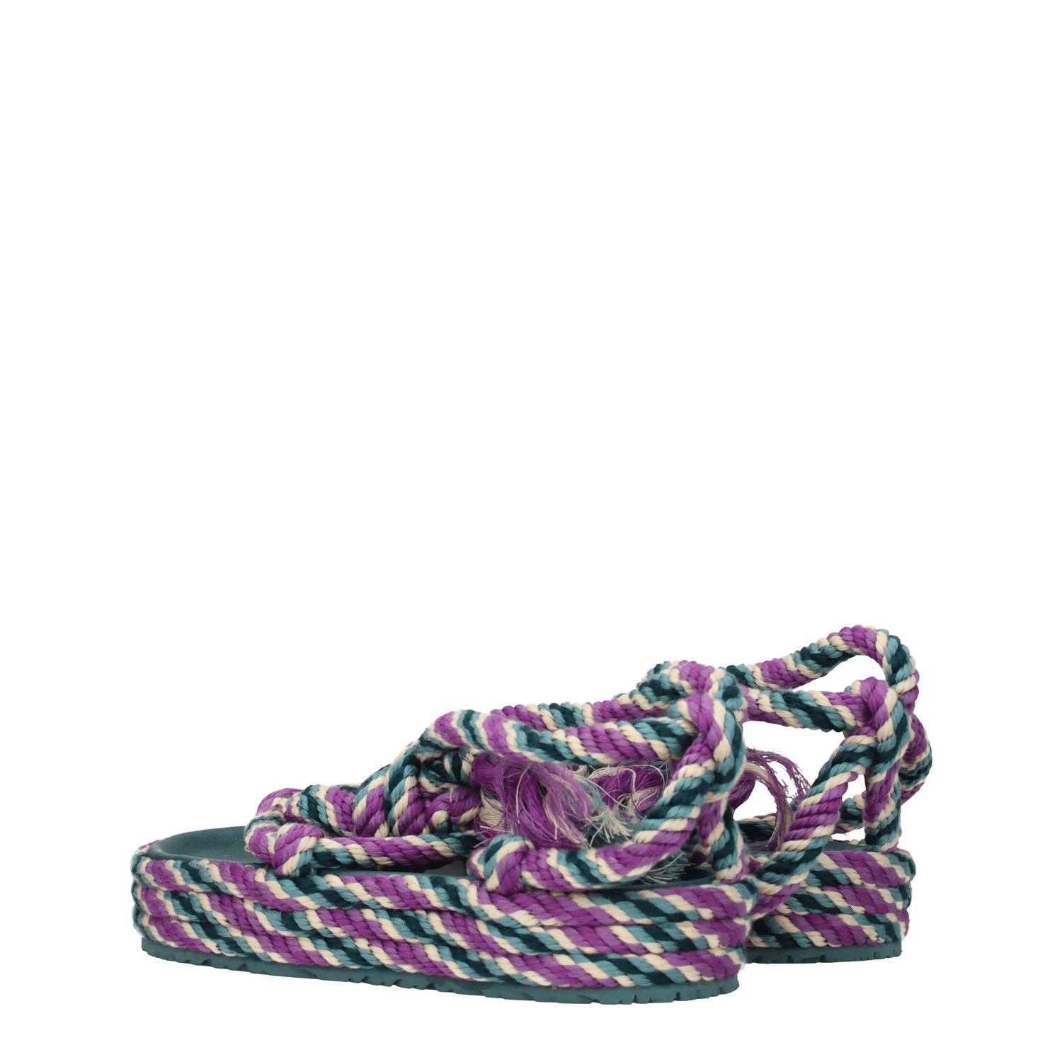 Isabel Marant ob1o1e1124 Fabric Sandals in Multicolor Size US 6 / IT 36 - 4 Thumbnail
