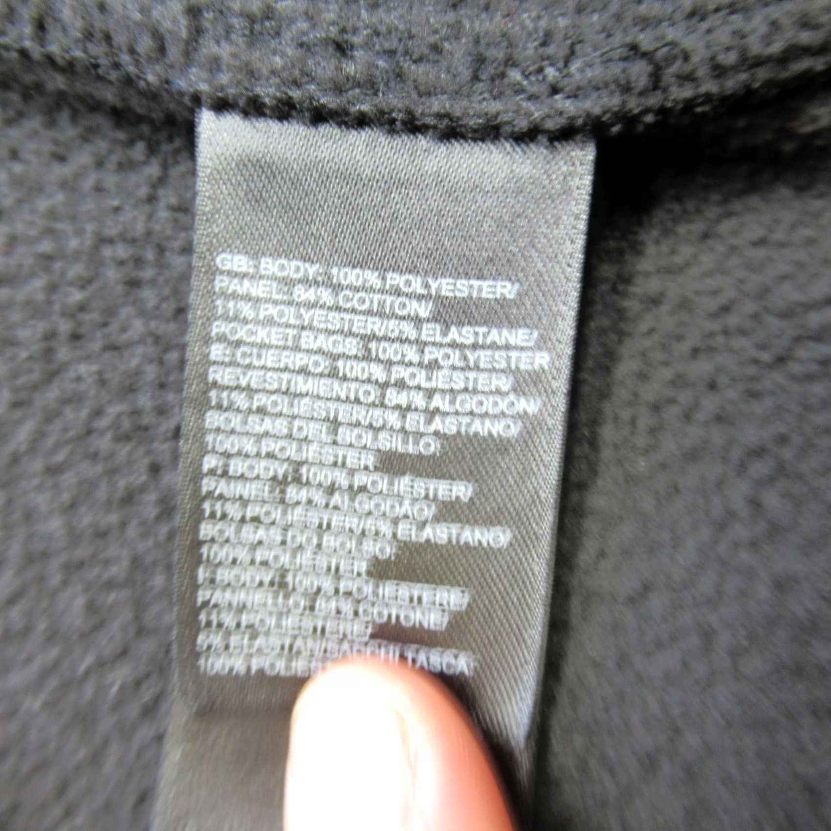 The North Face The North Face Jacket Womens Large Black Fleece Quilted Lined Hooded Full Zip Size L / US 10 / IT 46 - 4 Thumbnail