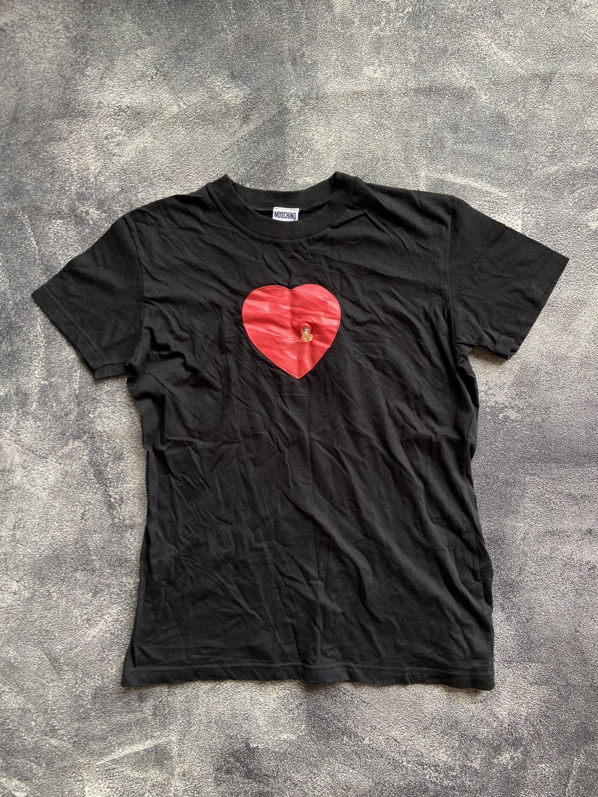 Moschino Moschino Mare Balon Love Tshirt Size L / US 10 / IT 46 - 1 Thumbnail