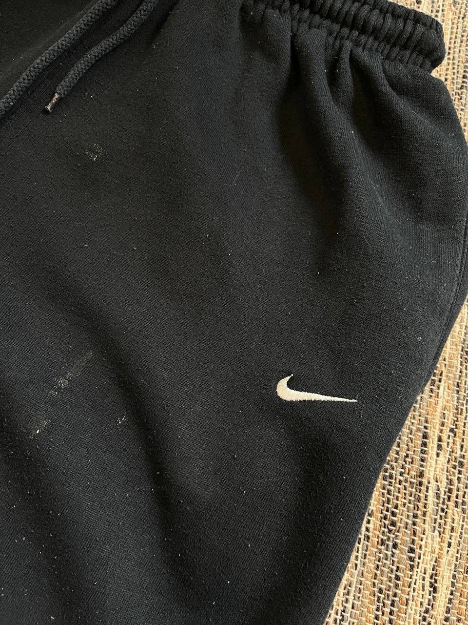 Nike × Vintage Vintage Nike style sweatpants navy faded baggy fleece pants Size US 31 - 6 Thumbnail