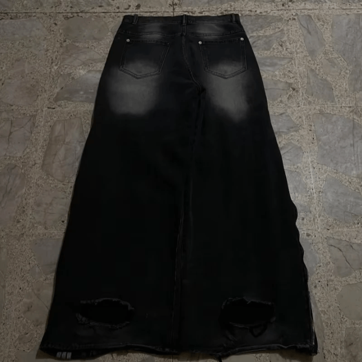 Japanese Brand Waist Wide Leg Pants Size US 32 / EU 48 - 5 Thumbnail