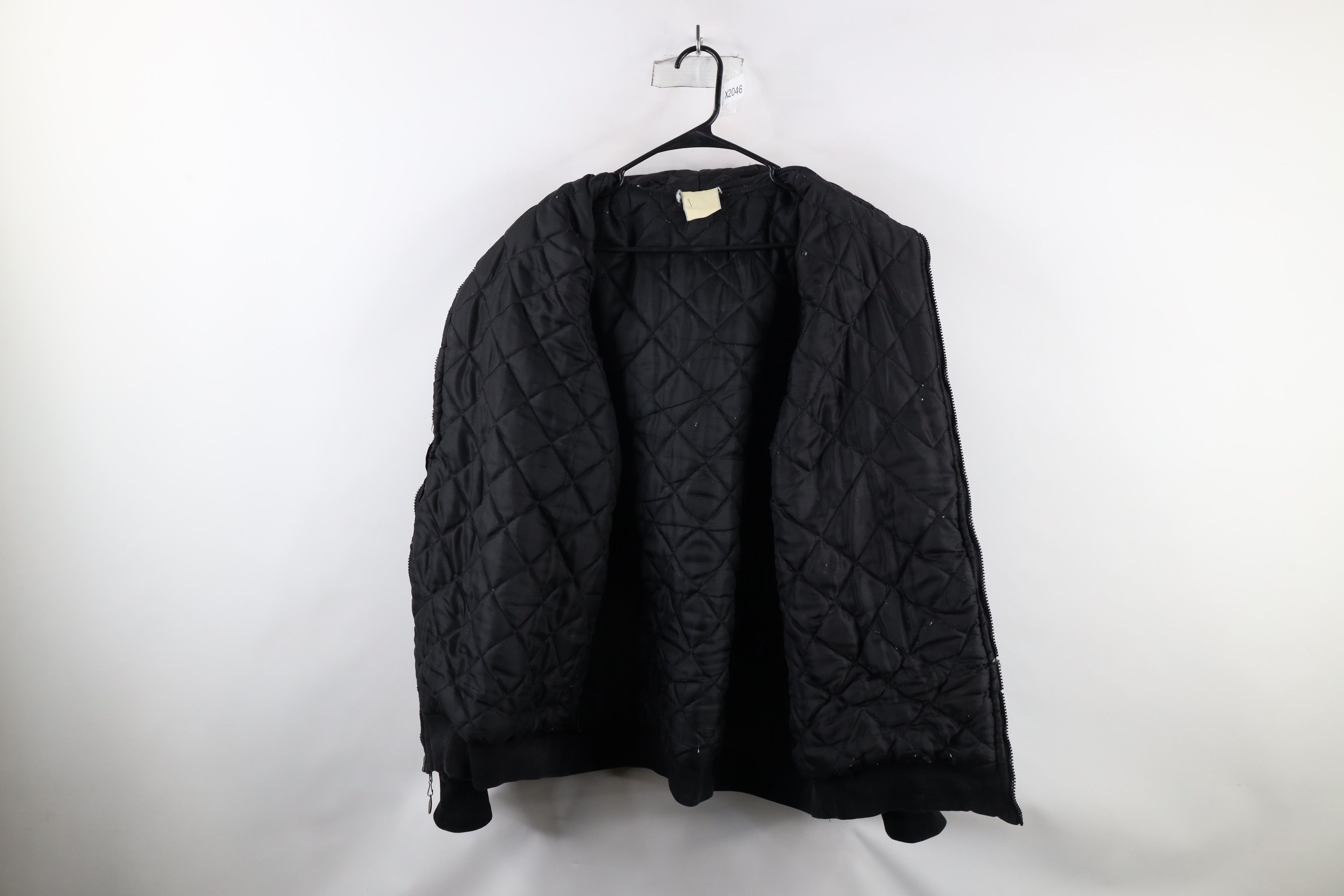 Vintage Vintage 90s Streetwear Quilted Hoodie Sweatshirt Jacket Size US XXL / EU 58 / 5 - 12 Thumbnail
