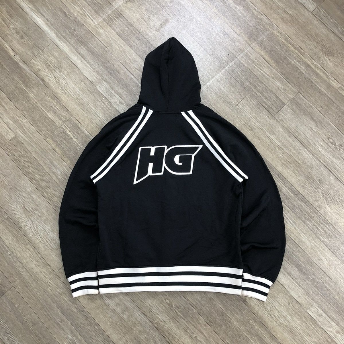 Hysteric Glamour × Japanese Brand 1990s Hysteric Glamour HG Spell Out Big Logo Zip Hoodie Size US S / EU 44-46 / 1 - 1 Thumbnail