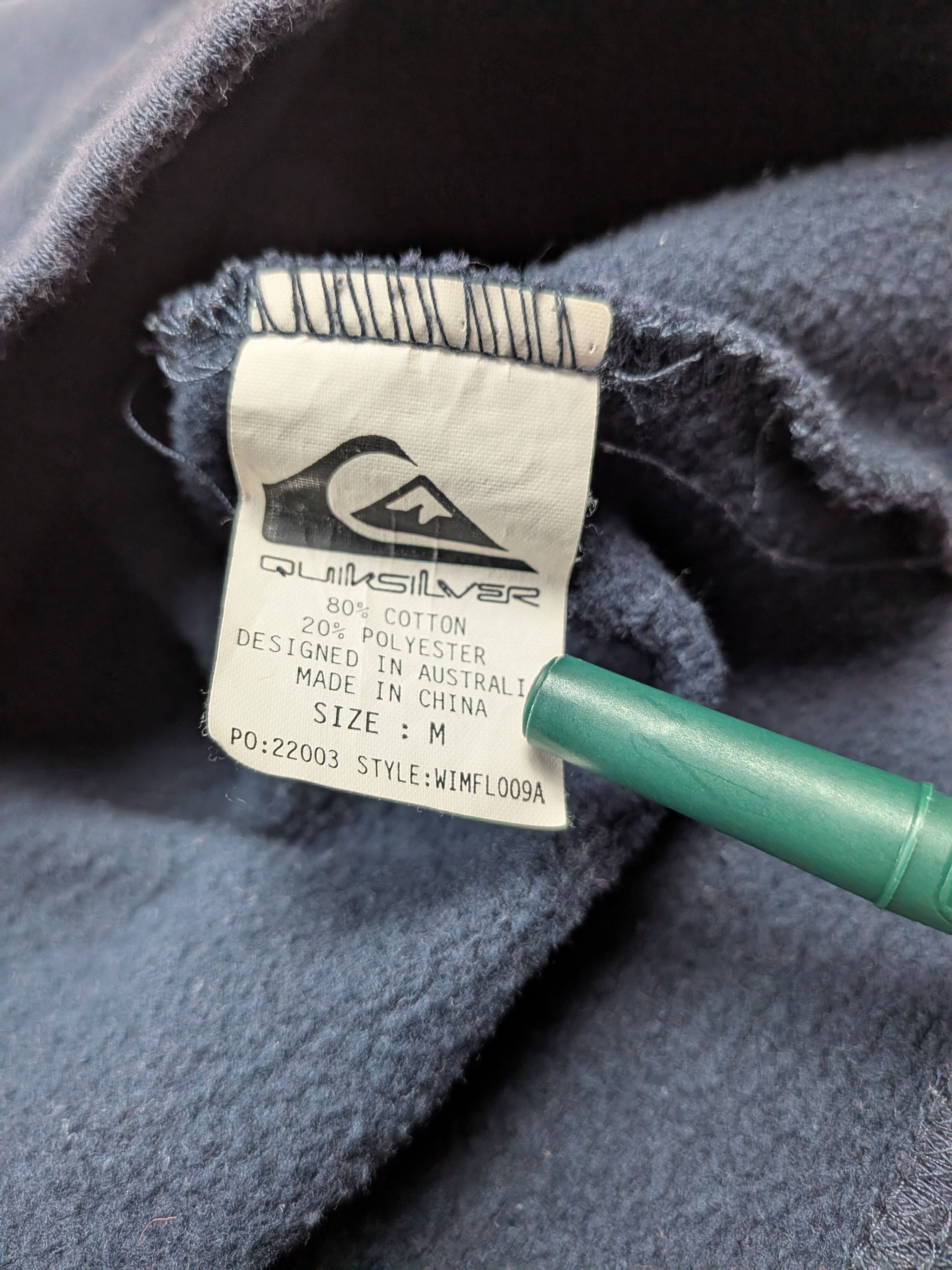 Quiksilver Quiksilver Vintage Y2K Japan Style Mesh Hoodie Size M/L Size US M / EU 48-50 / 2 - 12 Thumbnail