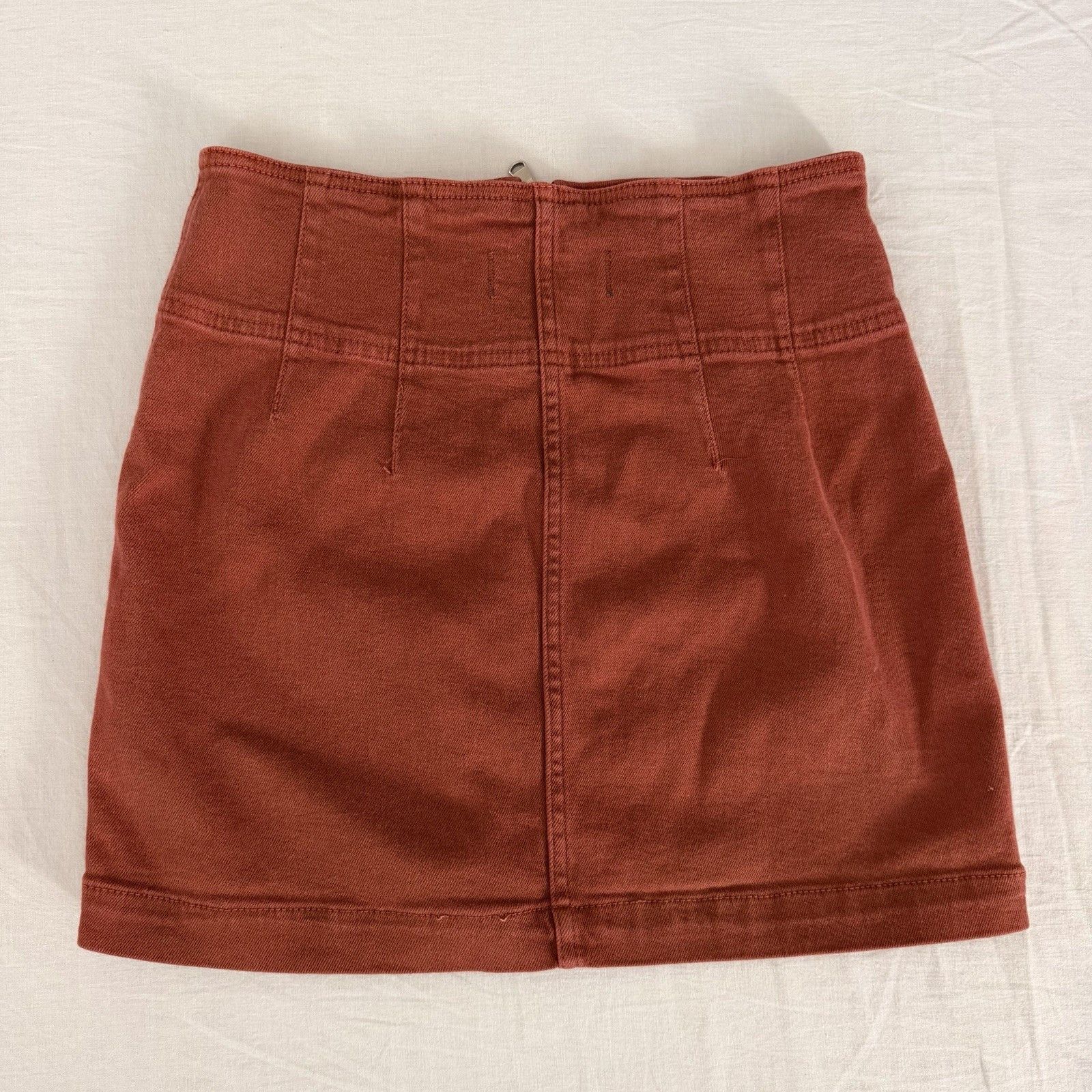 Free People Free People We The Free Virgo Mini Skirt 27 A-Line Zip Front Size 27" / US 4 / IT 40 - 3 Thumbnail