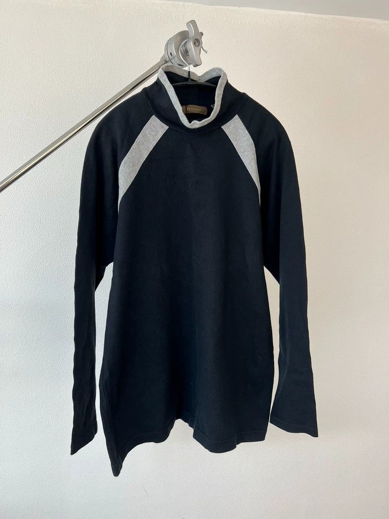 Yohji Yamamoto yohji yamamoto Color-block knit sweatshirt 2503-Nextarrow Size US L / EU 52-54 / 3 - 2 Thumbnail
