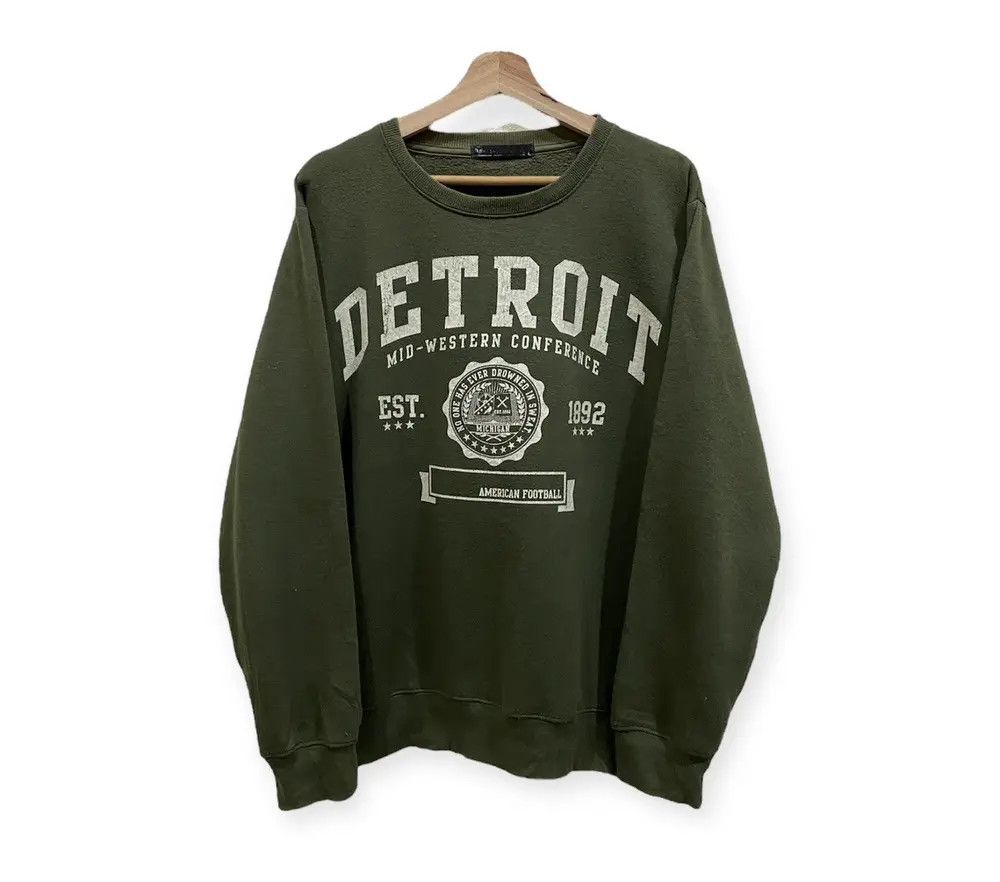 Vintage Balmy&Awa Detroit American Football Sweatshirt Size US M / EU 48-50 / 2 - 1 Thumbnail