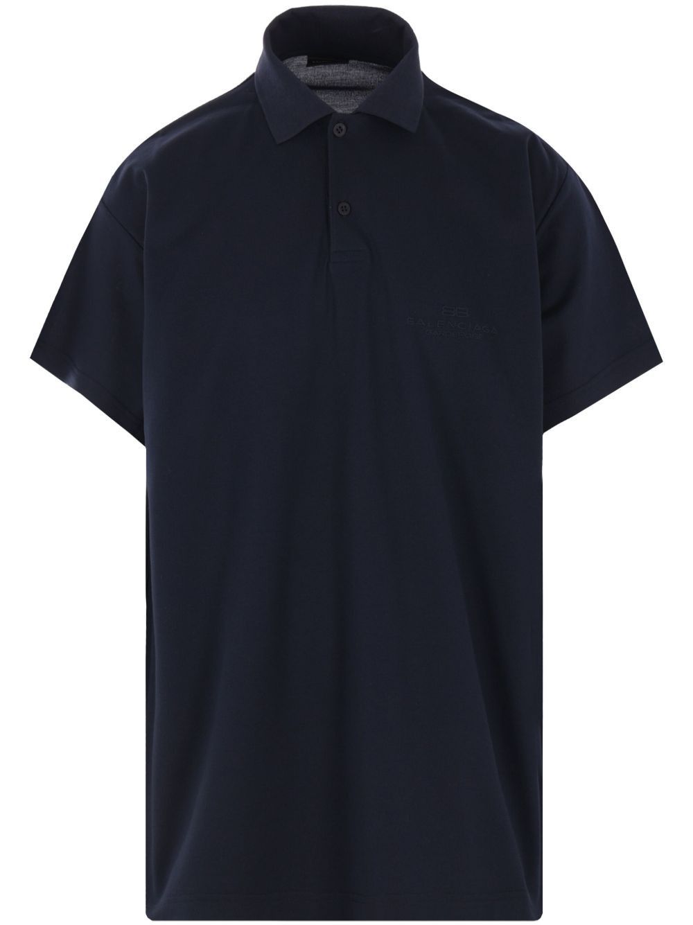 Balenciaga INTERWINED COTTON POLO SHIRT Size US S / EU 44-46 / 1 - 1 Thumbnail