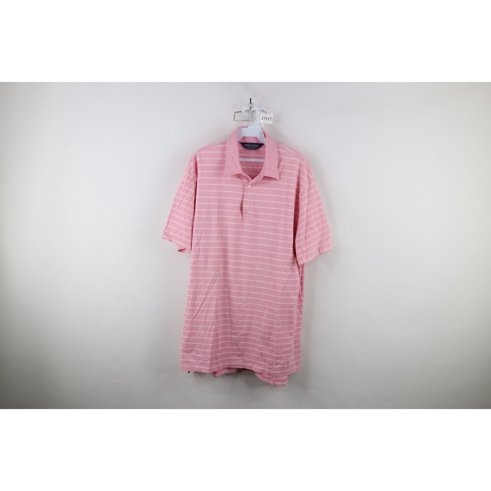 Polo Ralph Lauren Vintage Polo Golf Ralph Lauren Distressed Pima Cotton Polo Size US L / EU 52-54 / 3 - 1 Thumbnail