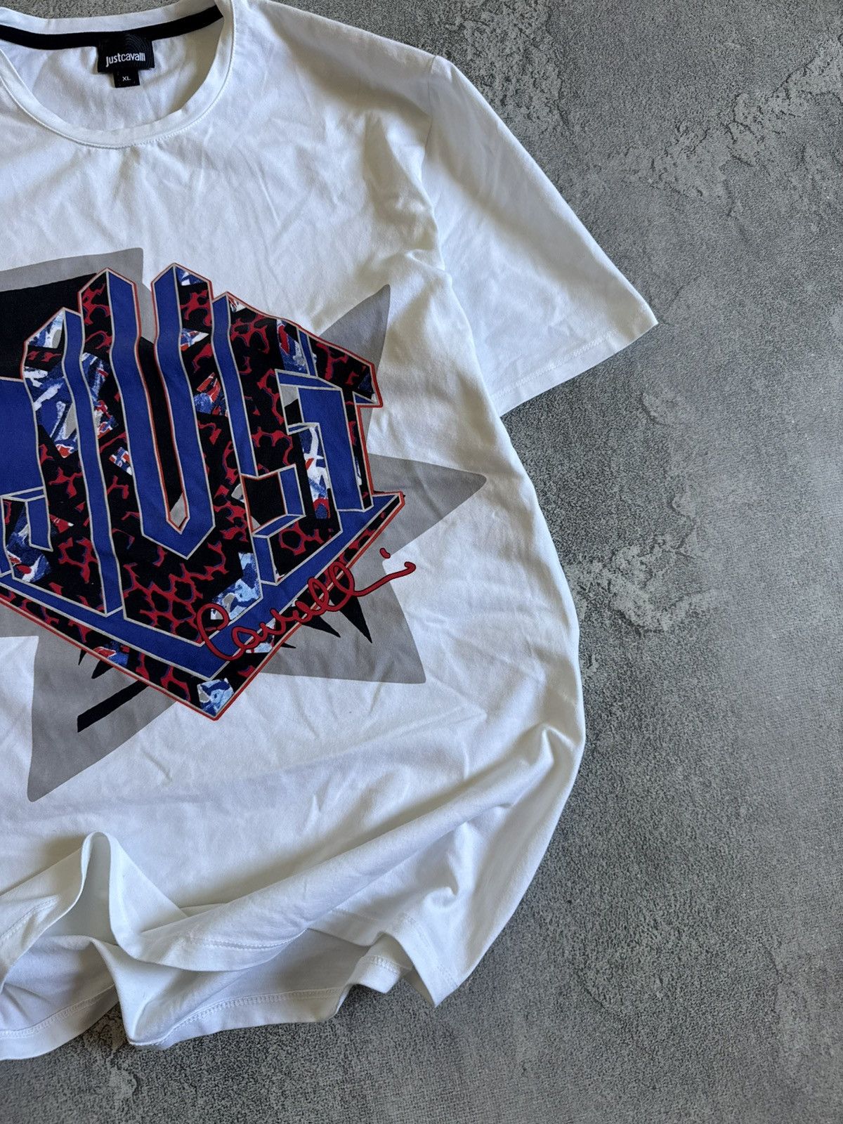 Just Cavalli Just Cavalli XL/size big logo Tee T-shirts luxury casual Size US XL / EU 56 / 4 - 3 Thumbnail