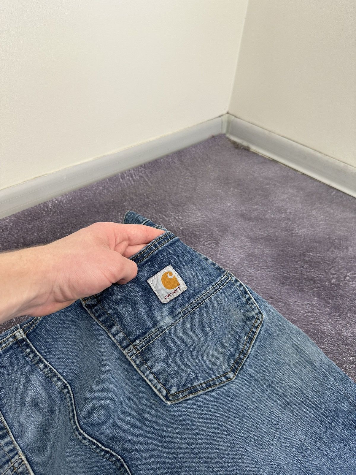 Carhartt Vintage Carhartt American Opium Faded USA Hype Work Jeans Size US 36 / EU 52 - 9 Thumbnail