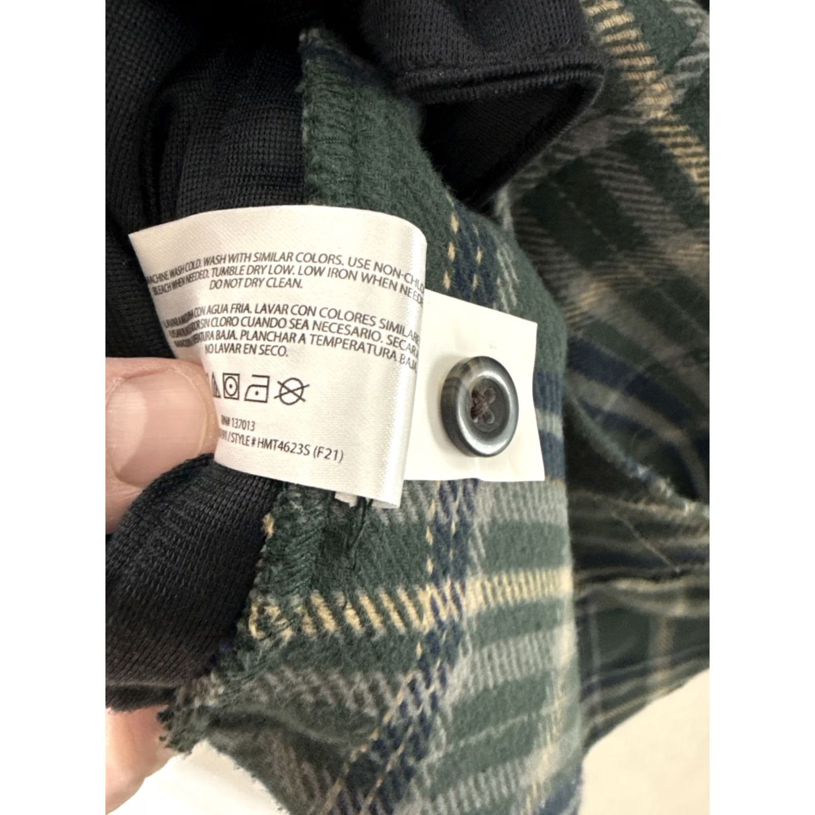 Vintage VINTAGE WOOLRICH SHIRT SHACKET Flannel Plaid Green/Blue Button-Up Side Pockets XL Mens Size US XL / EU 56 / 4 - 8 Thumbnail