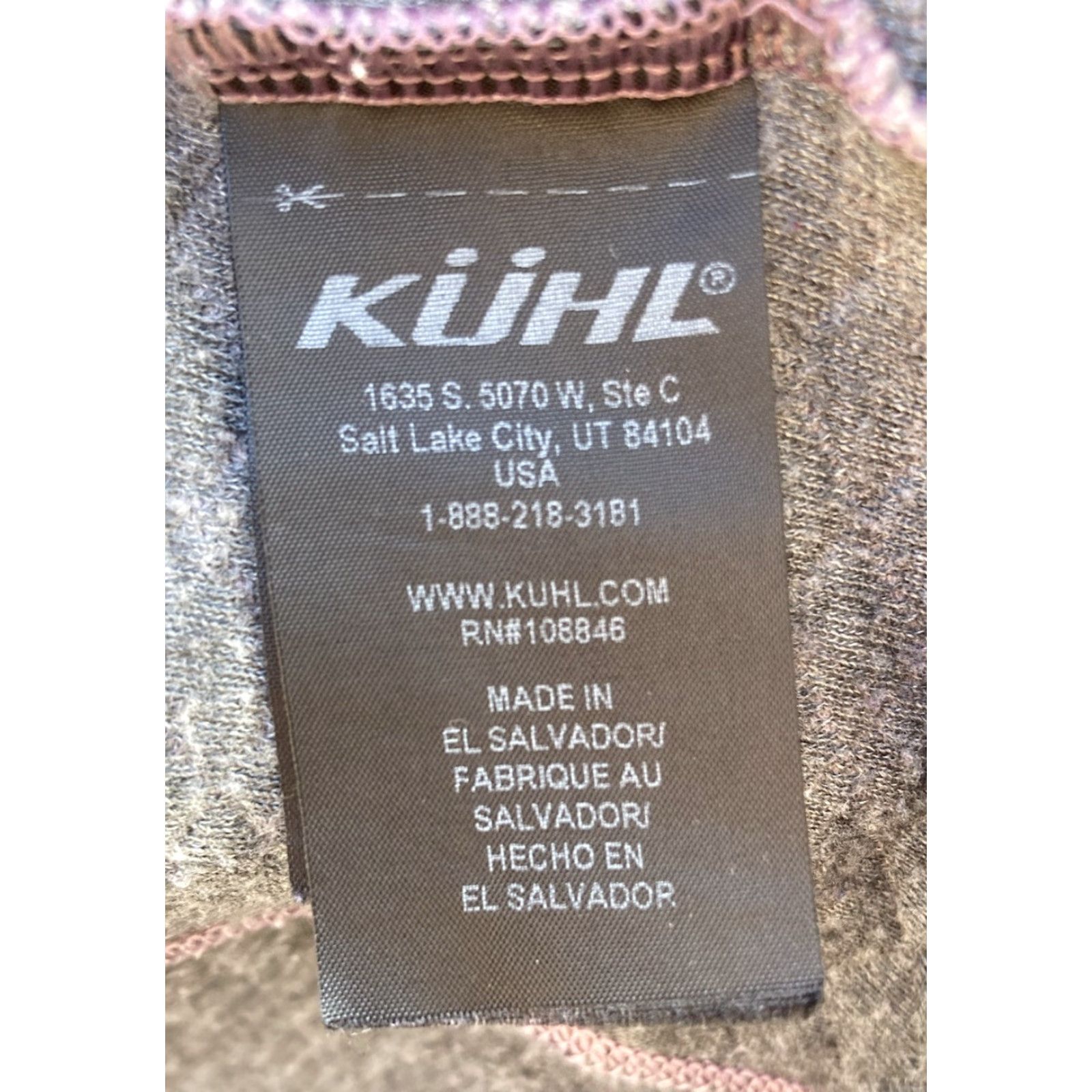 Vintage Kuhl Women's Sweater Purple Solid Pullover XS Cotton Pocket Stretch Turtle Camp Shirt Size XS / US 0-2 / IT 36-38 - 7 Thumbnail