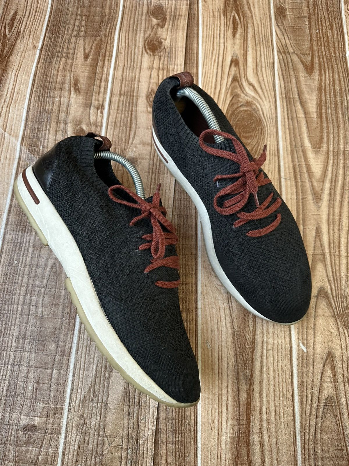Loro Piana Loro Piana 360 LP Flexy Walk Black Sneaks Size US 11 / EU 44 - 14 Thumbnail