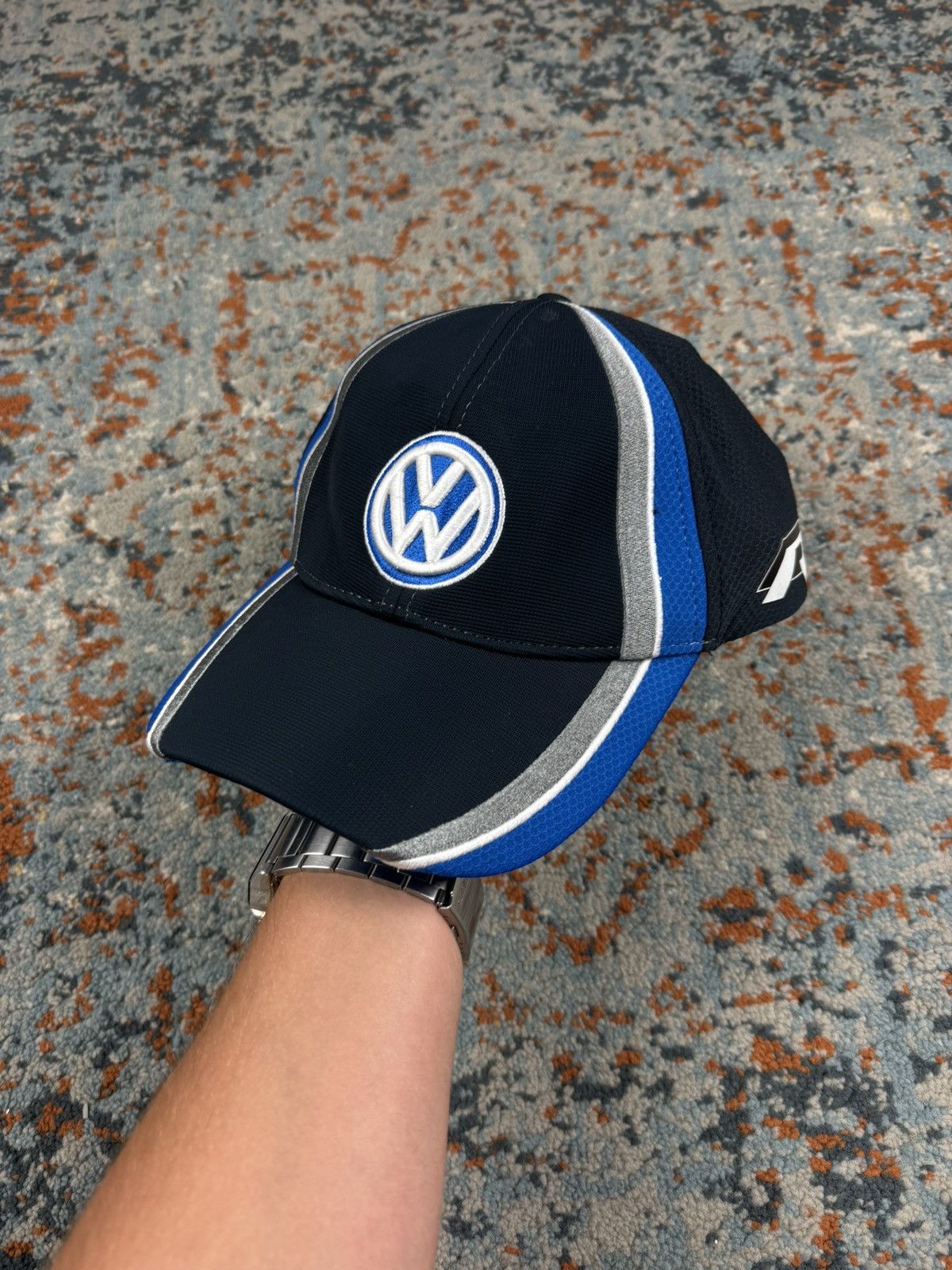 Vintage Vintage 00s Volkswagen R rally racing logo hat golf gti y2k Size ONE SIZE - 1 Thumbnail