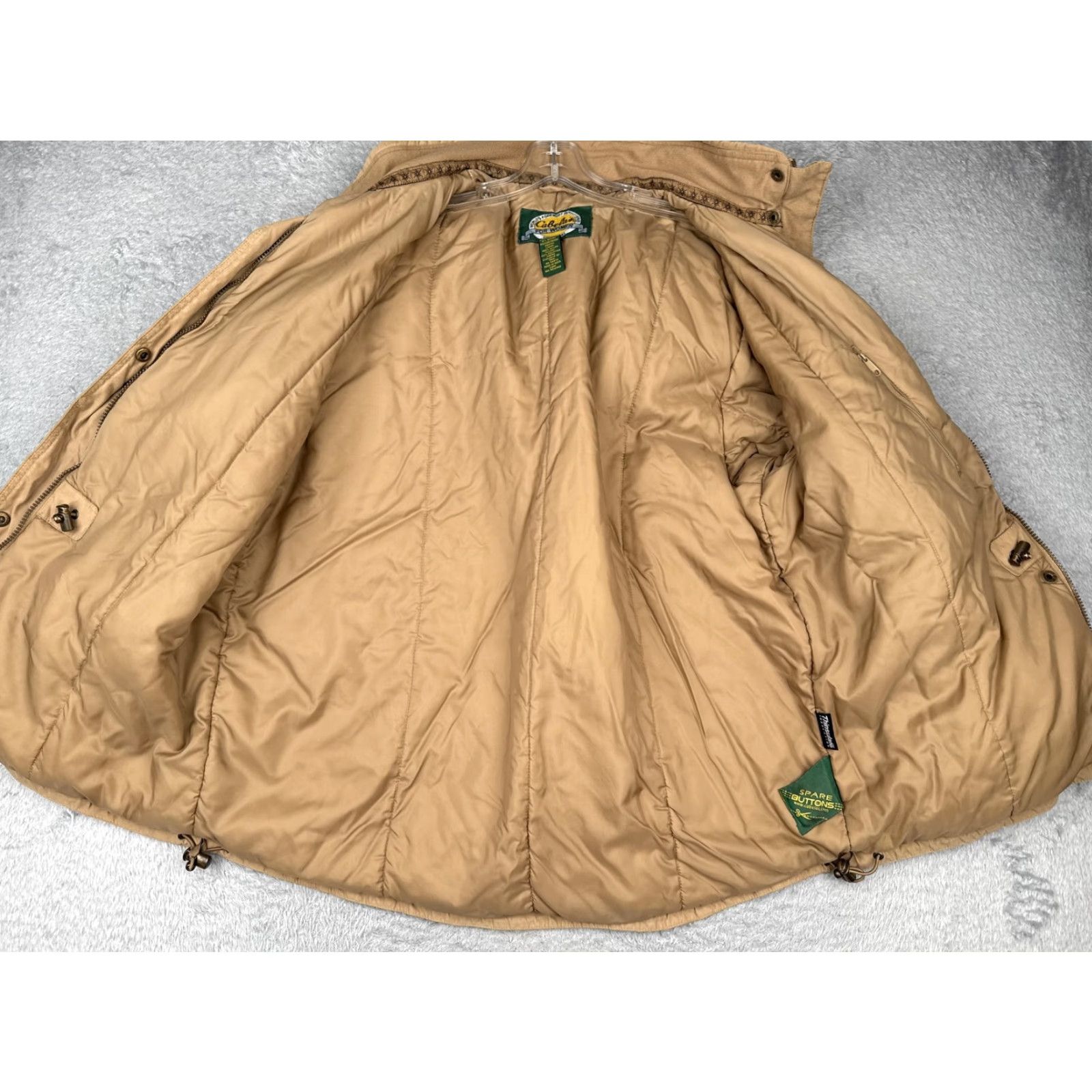 Vintage Cabela's Jacket Womens XL Tan Hooded Thinsulate Parka Coat Outdoor Size XL / US 12-14 / IT 48-50 - 2 Thumbnail